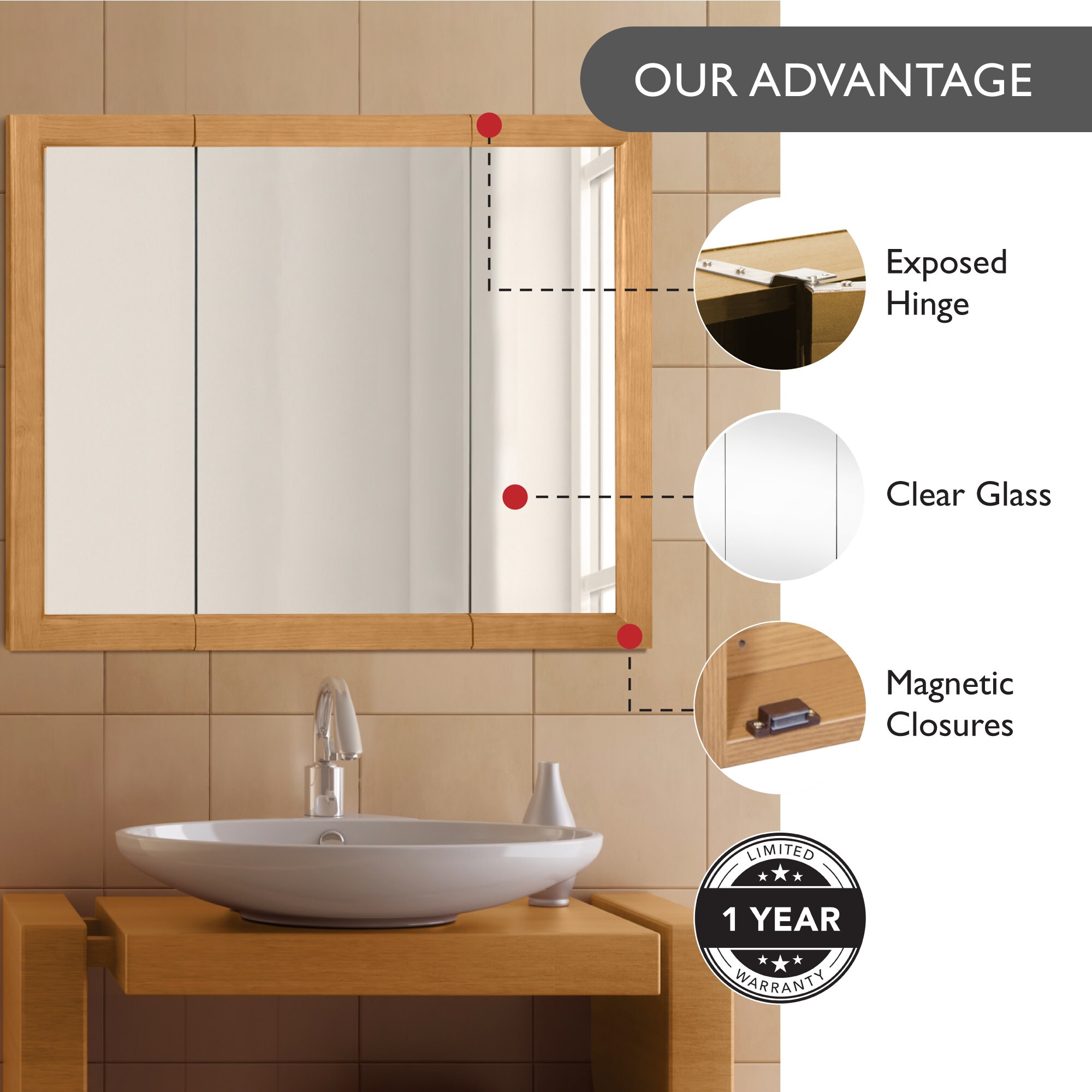 Design House 530576-NOK Bathroom-Medicine-Cabinets - View #6