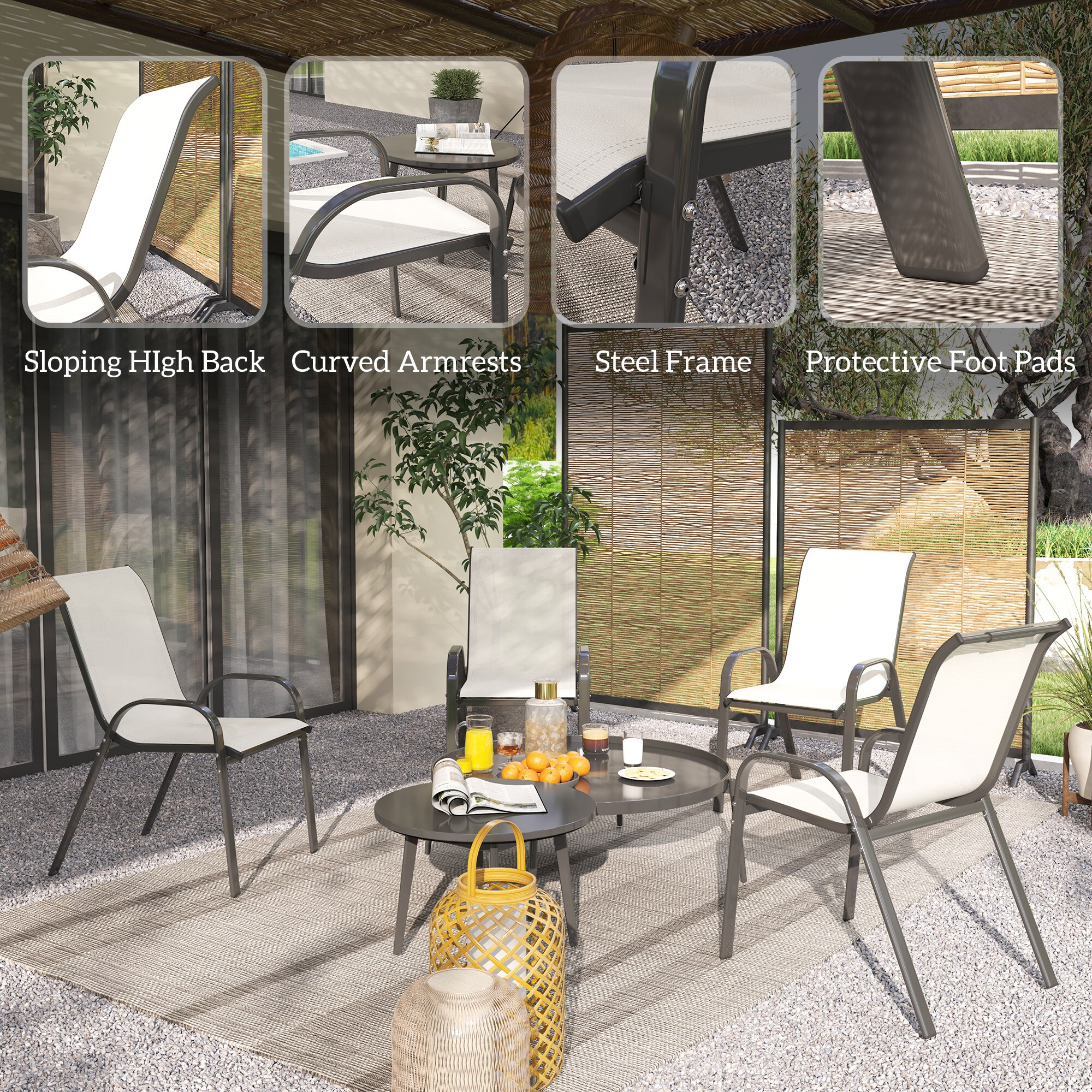 Outsunny 84G-668V01BG Patio-Chairs - View #6