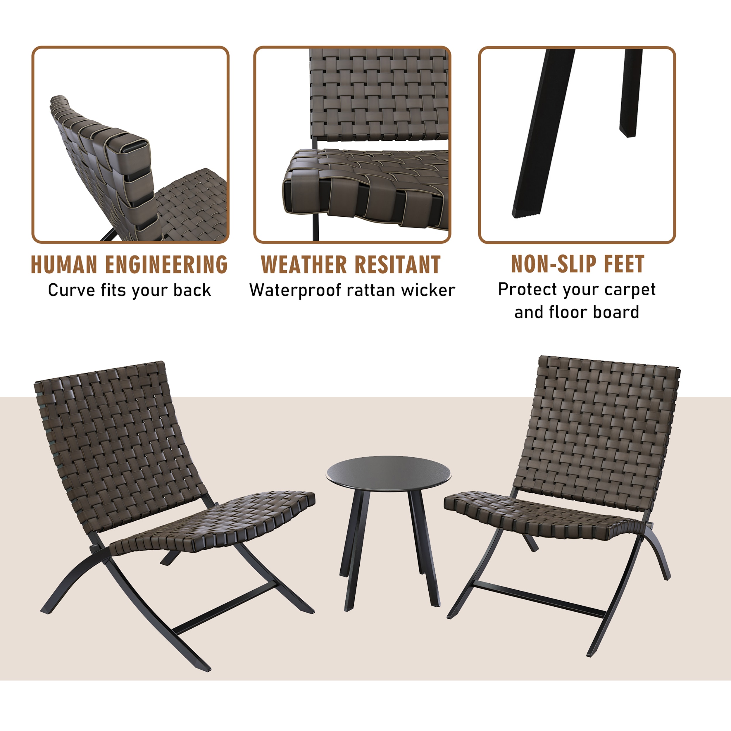 CASAINC ZY-54 Patio-Chairs - View #3