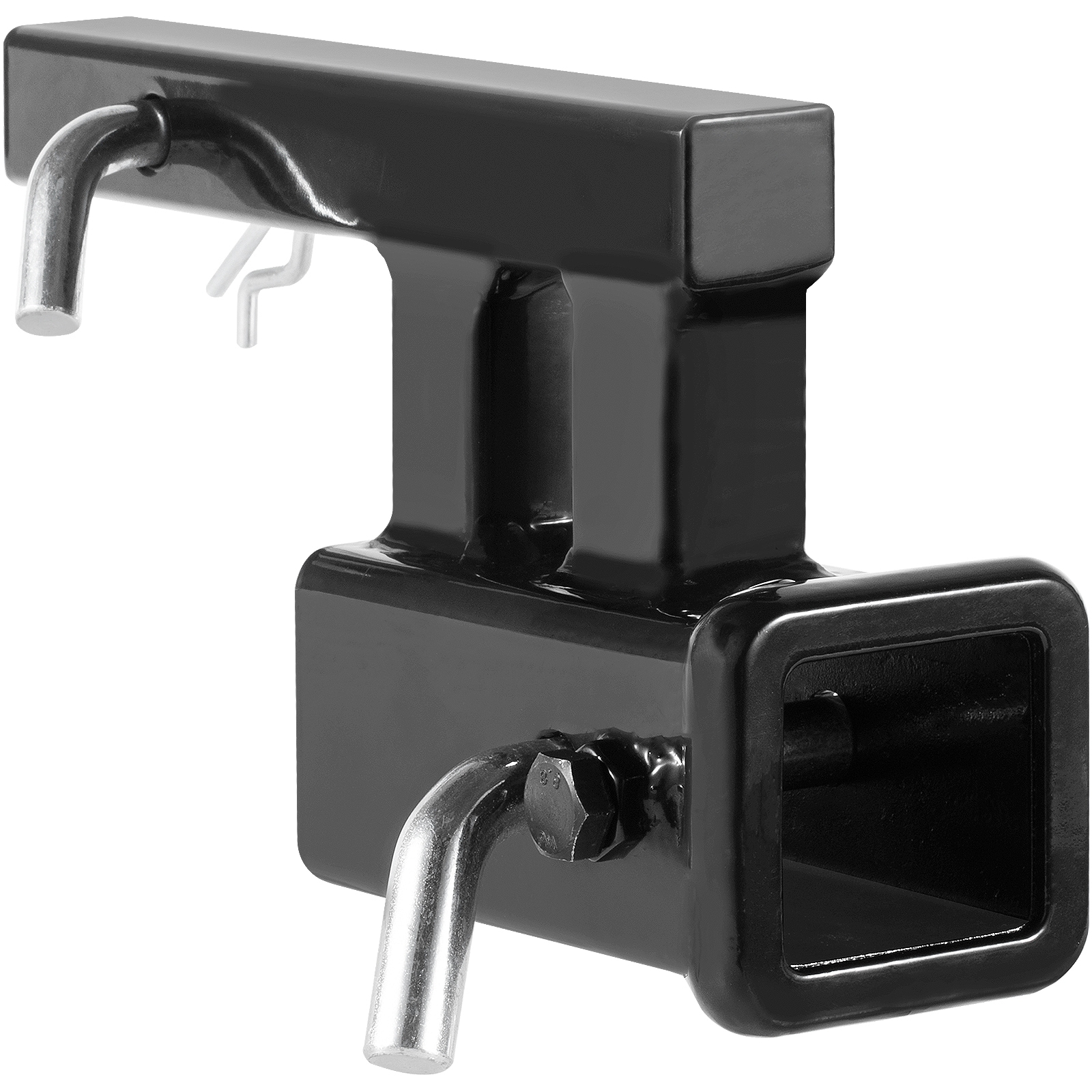 SVOPES Hitch Adapter. 1-1/4inch to 2inch Receiver Hitch Extender. 4inch Rise/Drop. 6-1/2inch Extension Length. 4000 lbs Towing Capacity. Trailer Hitch Riser. Hitch Pins. Bolt and Nut Included #SVOPESTCYZSJG09012V0