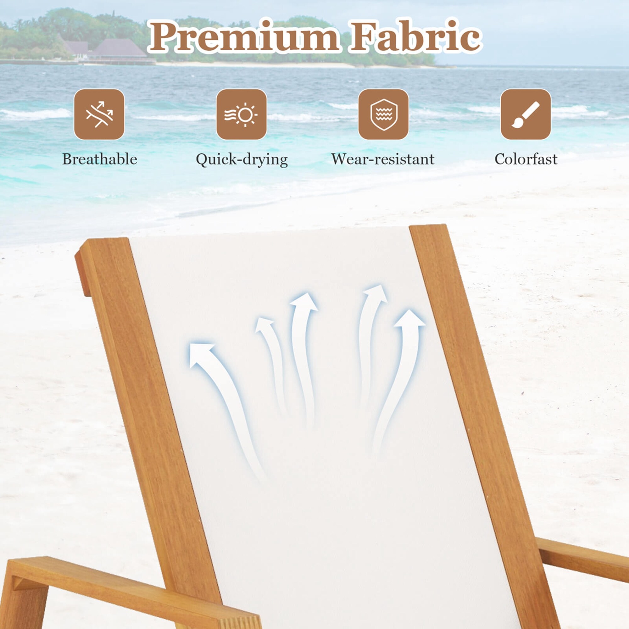 Costway HCST03782 Beach-Camping-Chairs - View #9