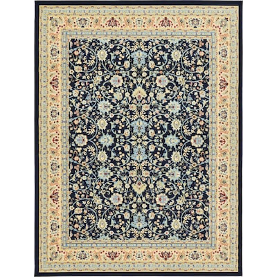 Unique Loom Washington Sialk Hill 10 x 13 Burgundy Indoor Floral/Botanical Oriental Area Rug Unique Loom Washington Sialk Hill 10 x 13 Burgundy Indoor Floral/Botanical Oriental Area Rug