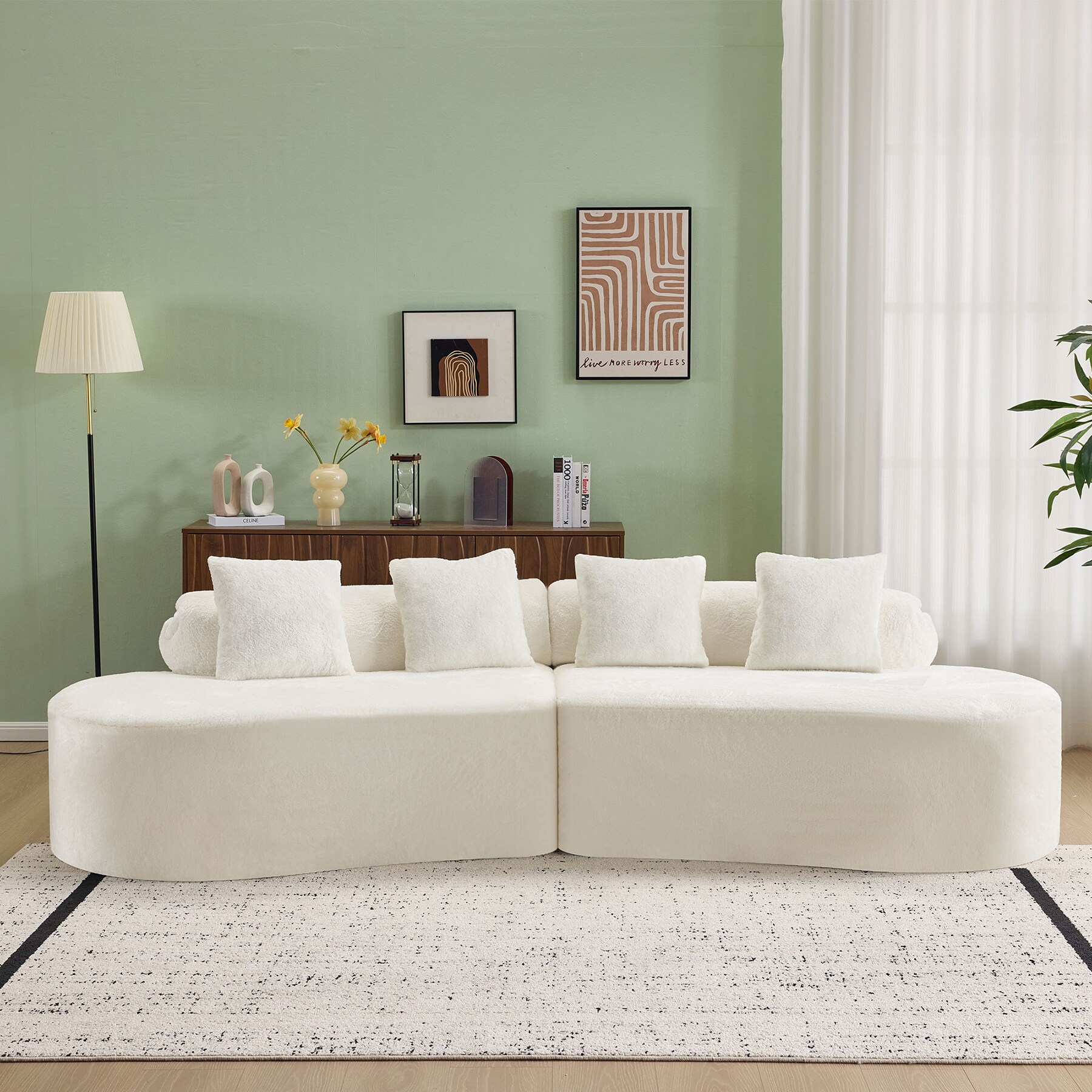 SINOFURN SYA370039BK Sofas-Loveseats - View #2