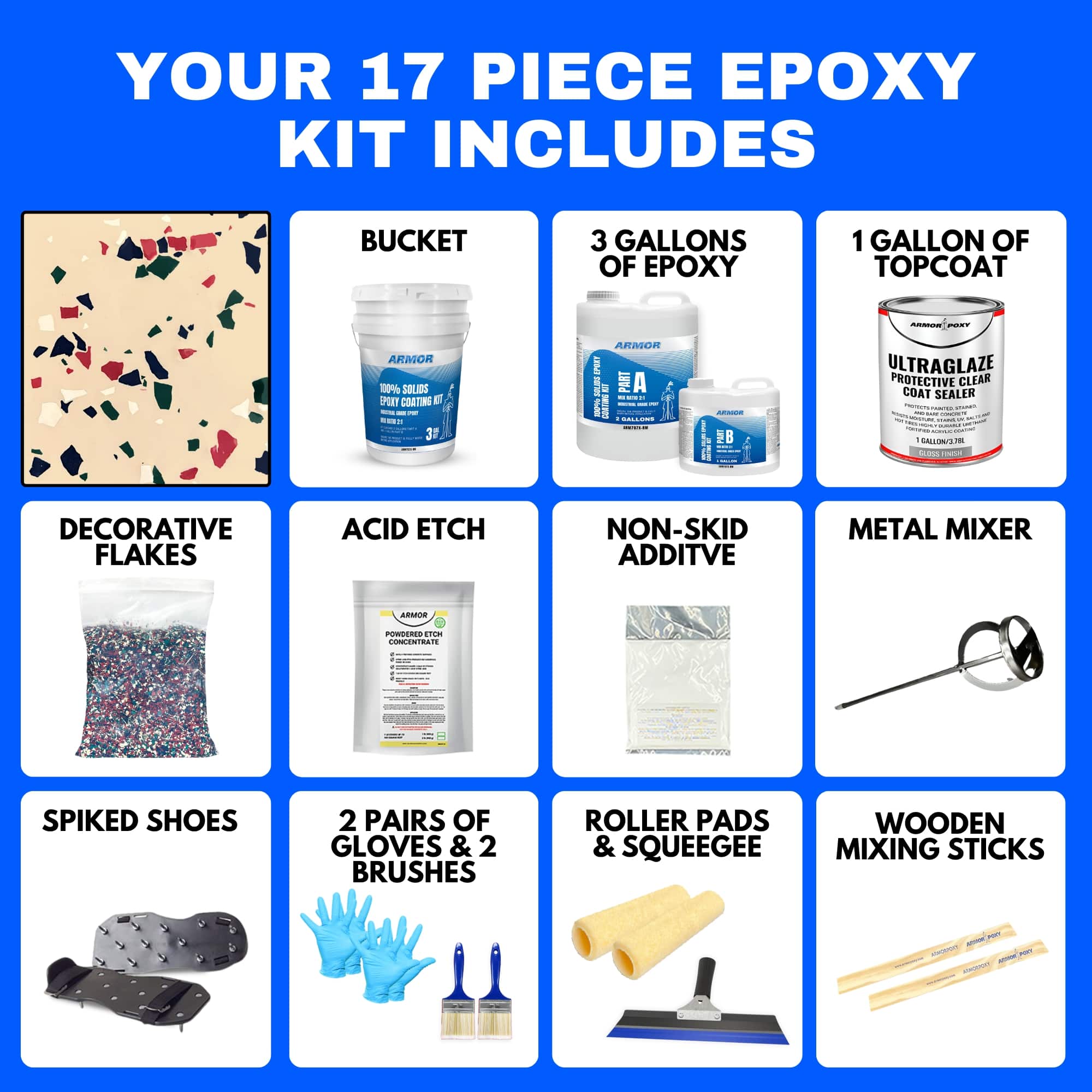 Armorpoxy TP-KIT-DESTAN-L Garage-Floor-Epoxy - View #2