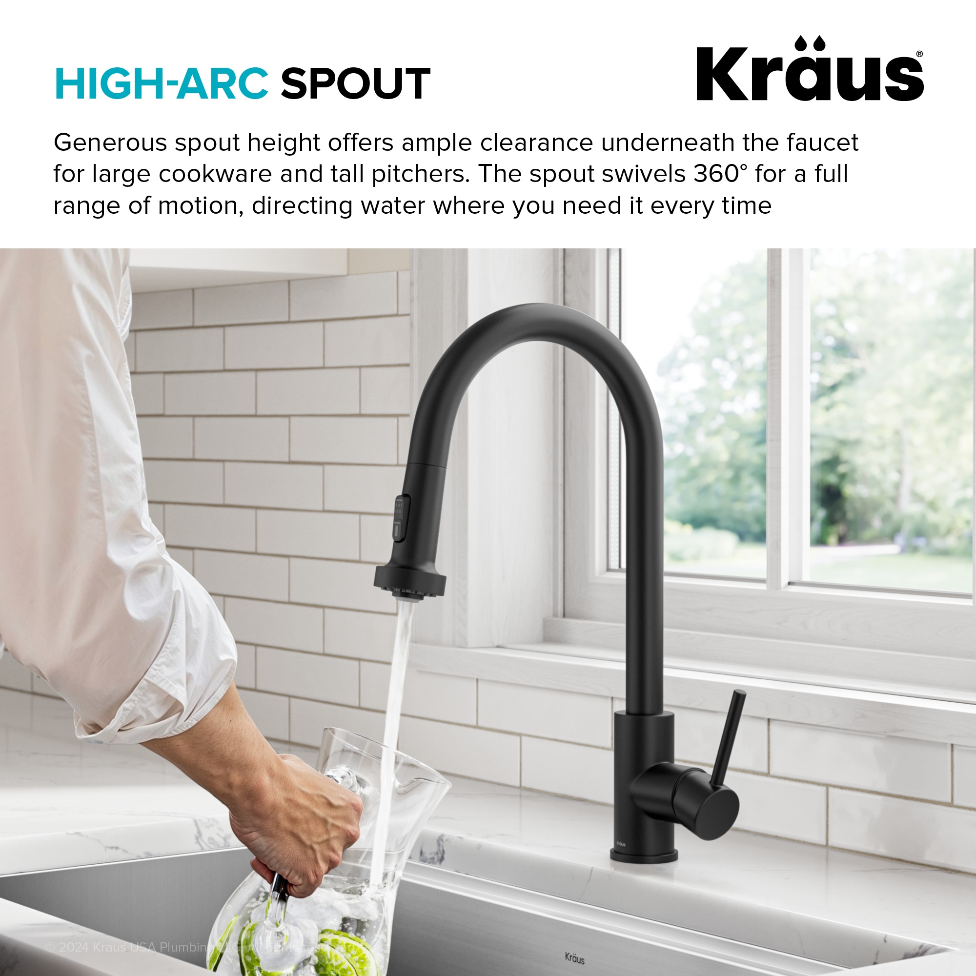 Kraus KPF-1616MB Kitchen-Faucets - View #9