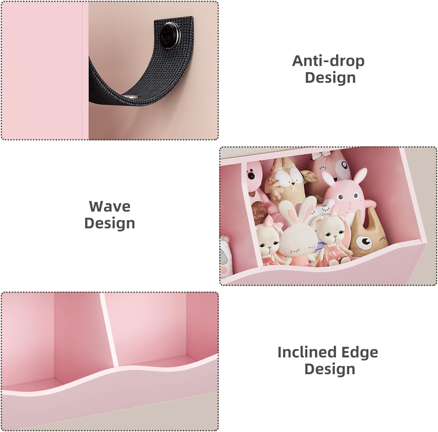 Qeetex DHZ-PHO-0X1SWUAX Kids-Bookcases - View #5