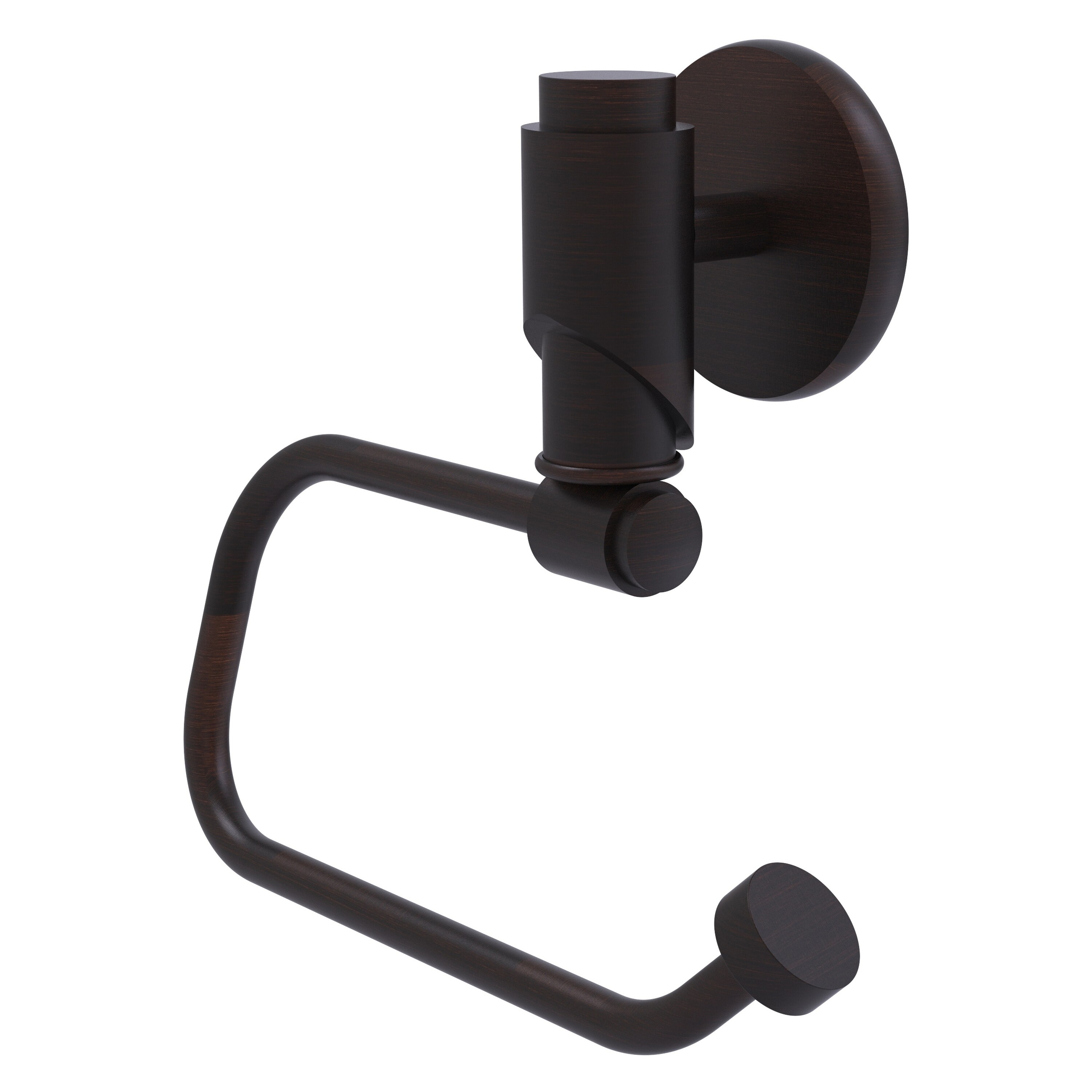 Allied Brass TR-24E-VB Tribecca Venetian Bronze Wall mount Single post Toilet Paper Holder 1 -Rolls with Storage