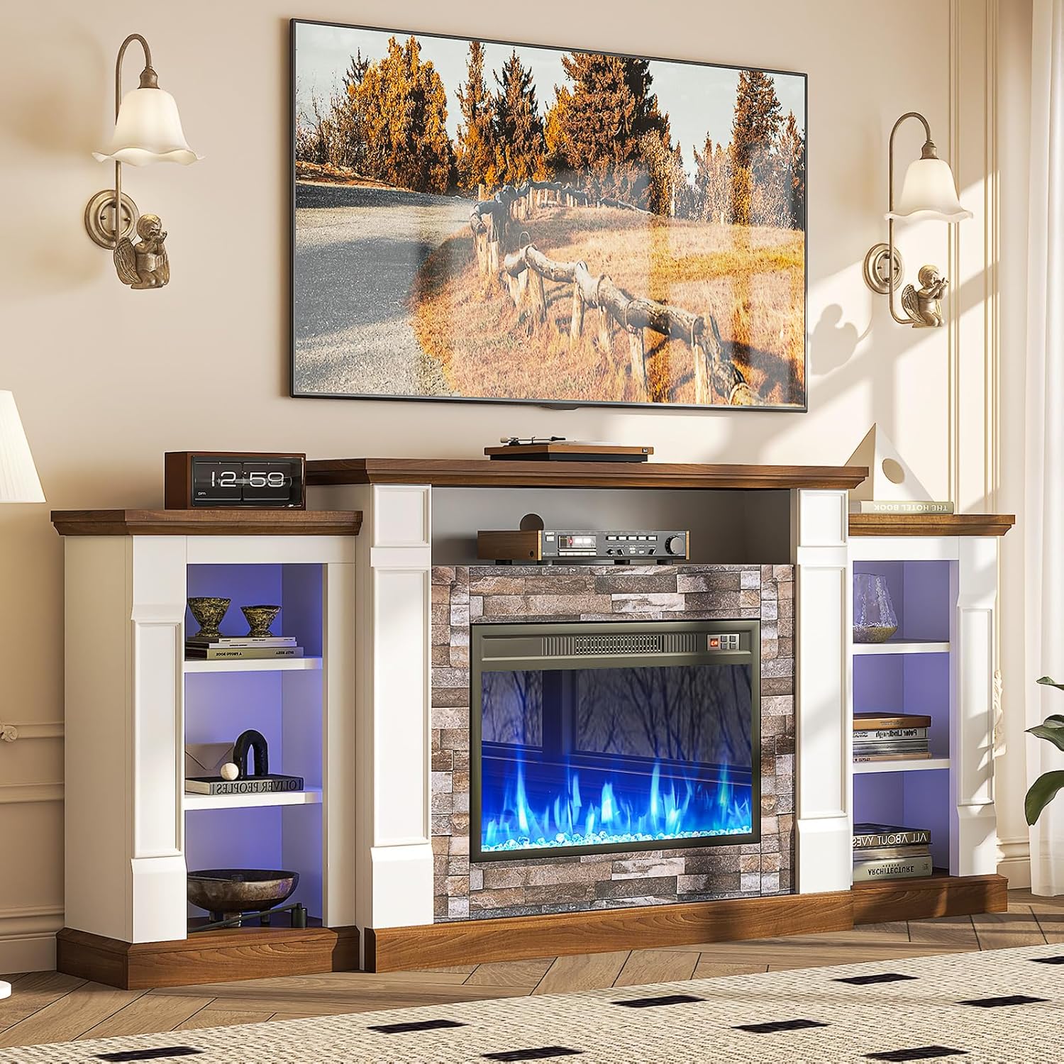 Bapipro TE33A70WB Electric-Fireplaces - View #7