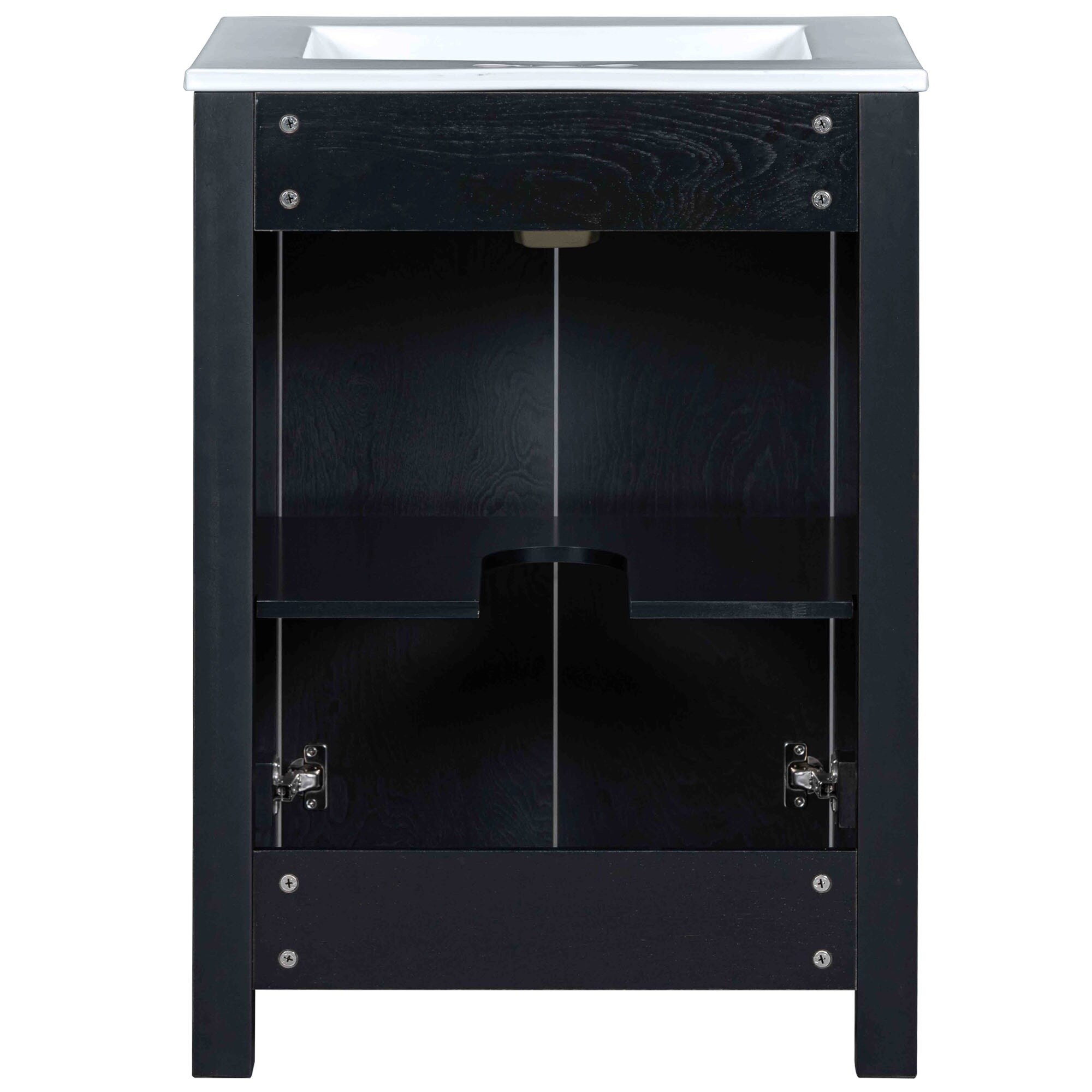 Homy Casa BVTY-W24-BK Bath-Vanity-Combo - View #11
