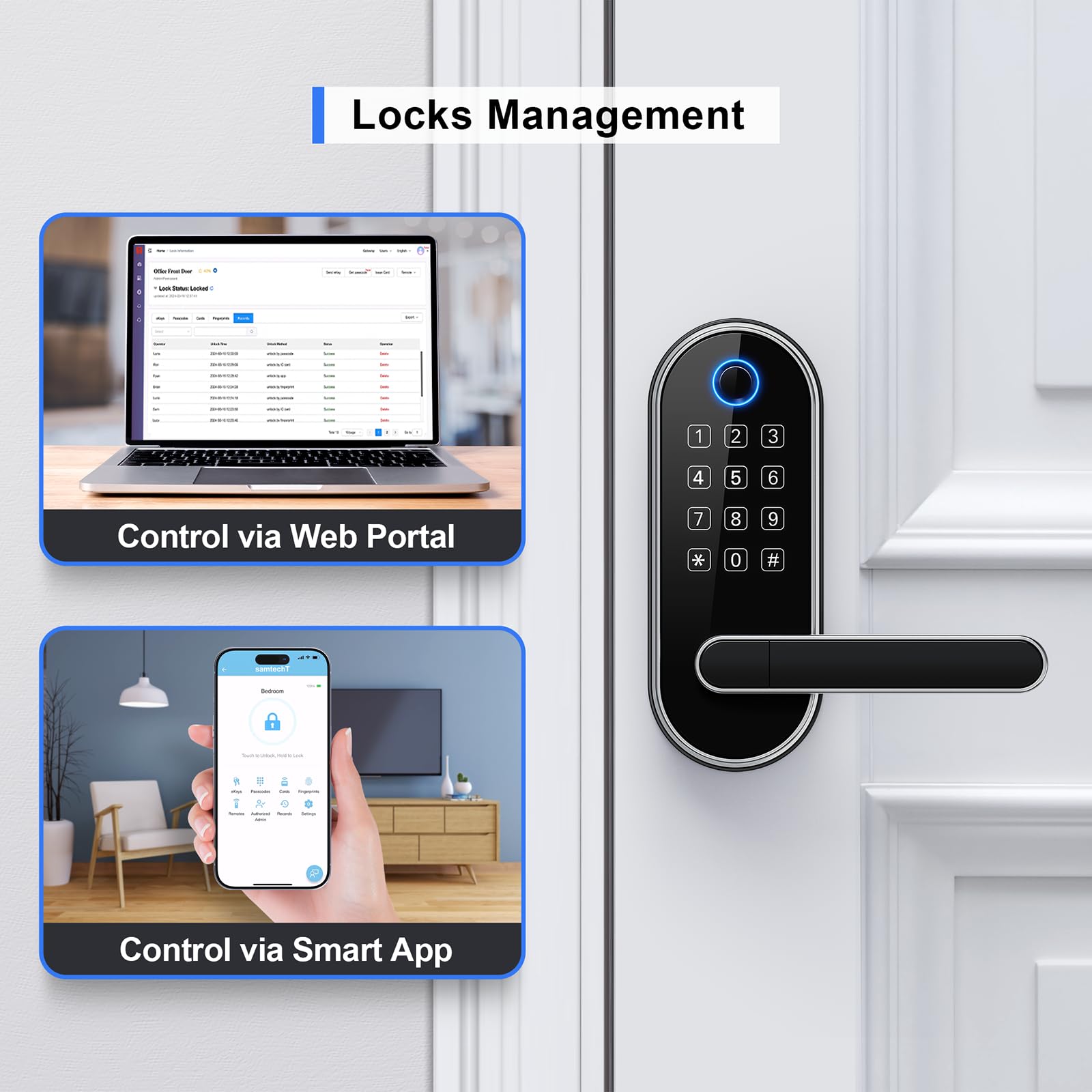 Afoxsos LAF0719F488 Electronic-Door-Locks - View #7