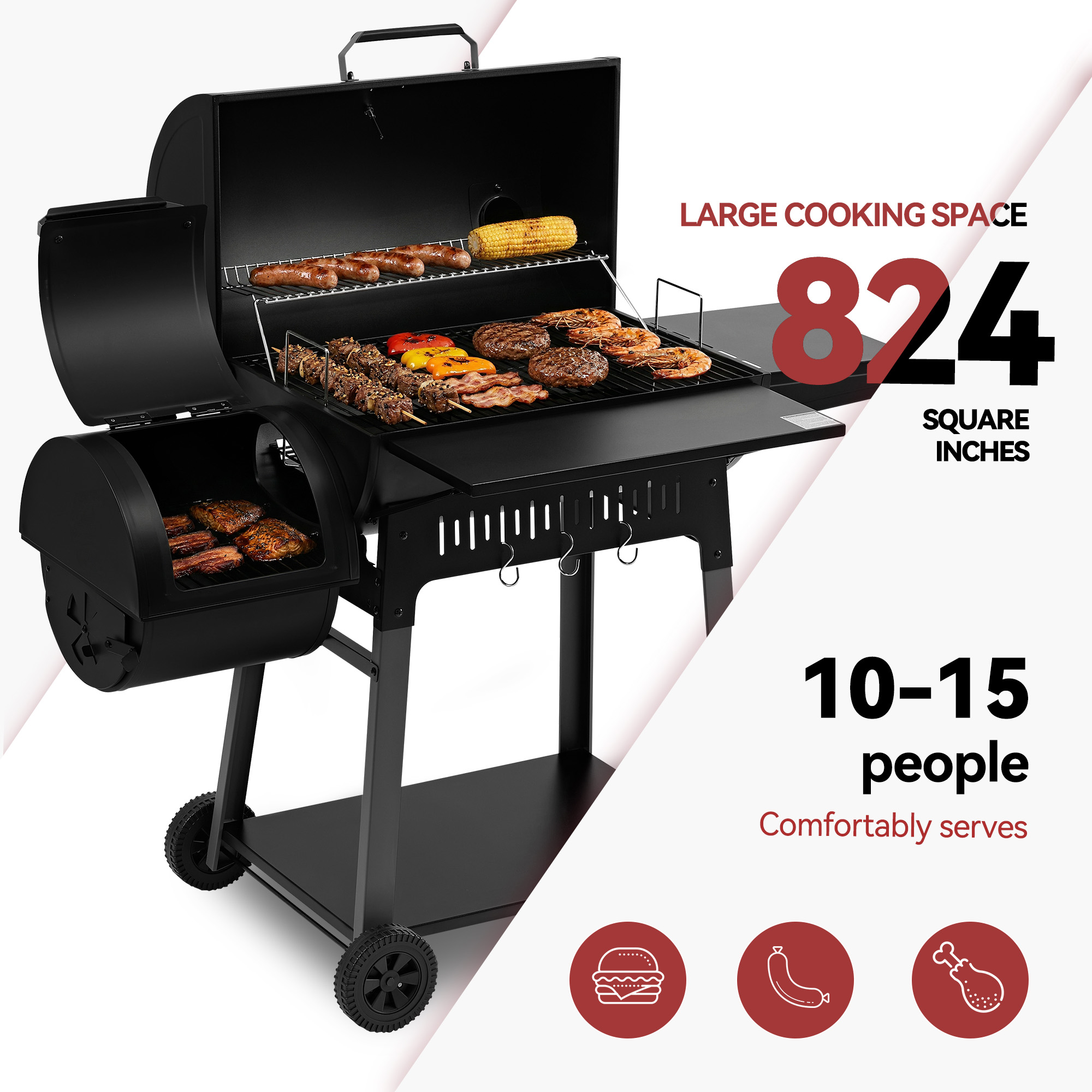Royal Gourmet CC1831S Charcoal-Grills - Thumbnail View #2