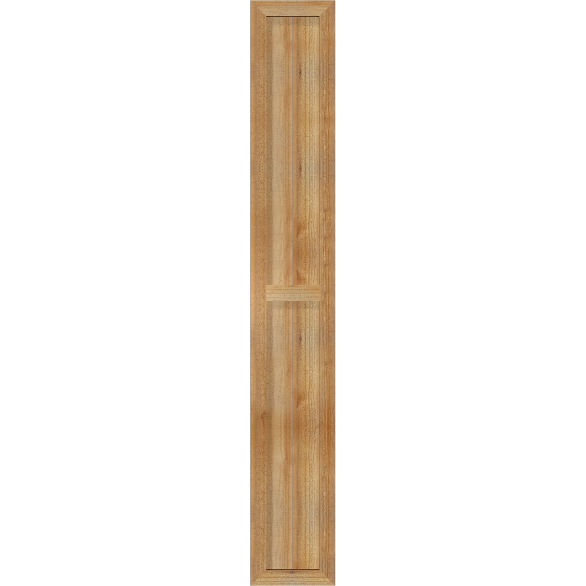 Ekena Millwork RBF06S11X074RWR 10.75-in W x 74-in H Unfinished Paintable/Stainable Board and batten Framed Wood Exterior Shutters ( 2 -Pack )