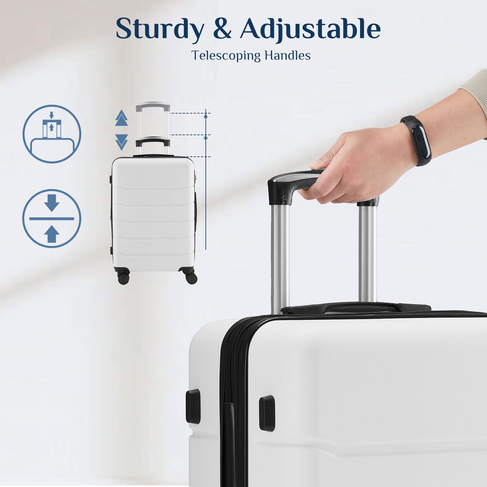 Sweetcrispy L-XLX-20IN-WT Luggage-And-Luggage-Sets - View #5