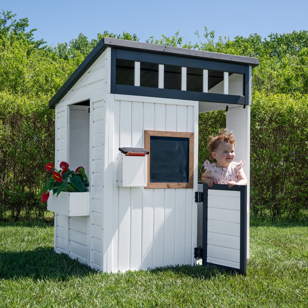 Backyard Discovery 2303041COM Caraway Cottage Outdoor Wood Playhouse