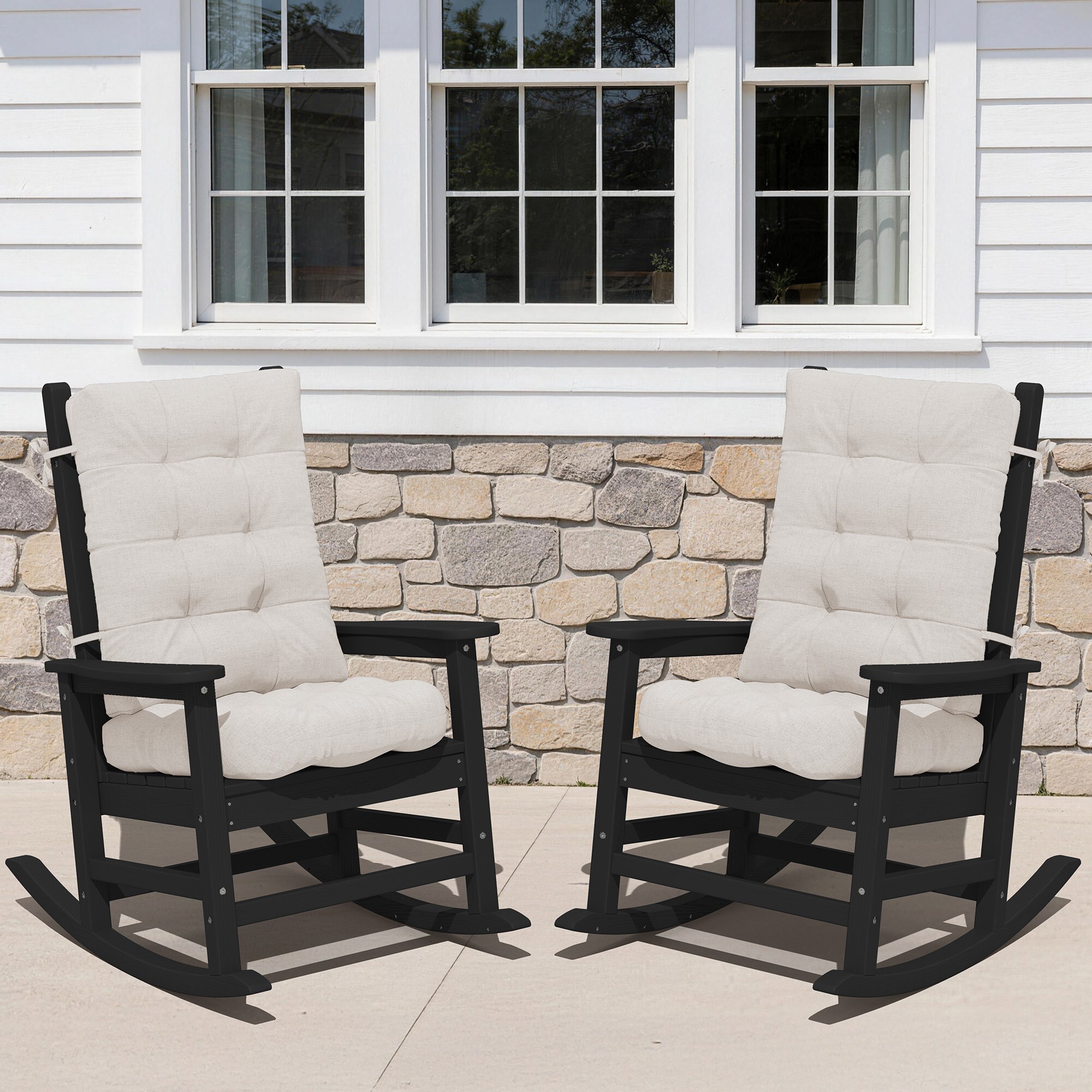 VOUA AK-YYZKD2-RICE Patio-Furniture-Cushions - View #2