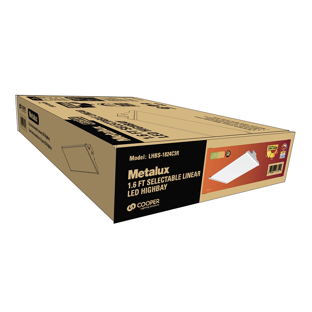 White Adjustable LED Linear High Bay Light with Motion Sensor