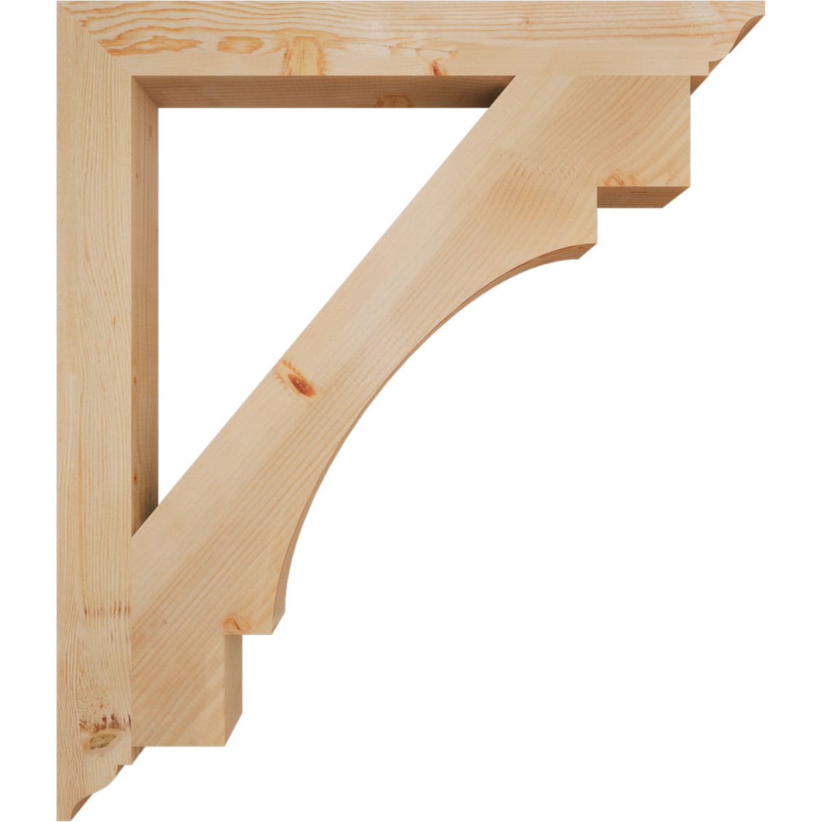 Ekena Millwork BKT04X38X44MRC01SDF Exterior-Brackets-Braces - View #3