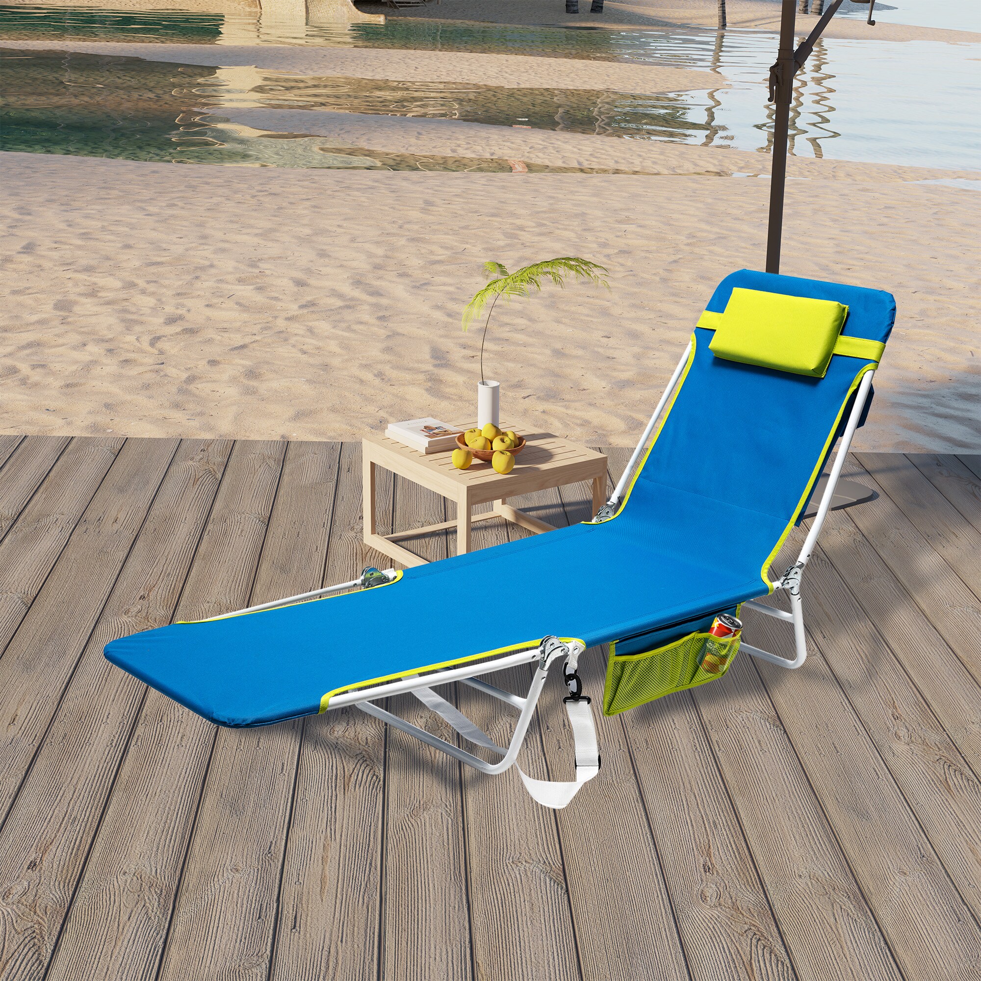 Clihome CL-CCAB2019XBU2 Beach-Camping-Chairs - View #3