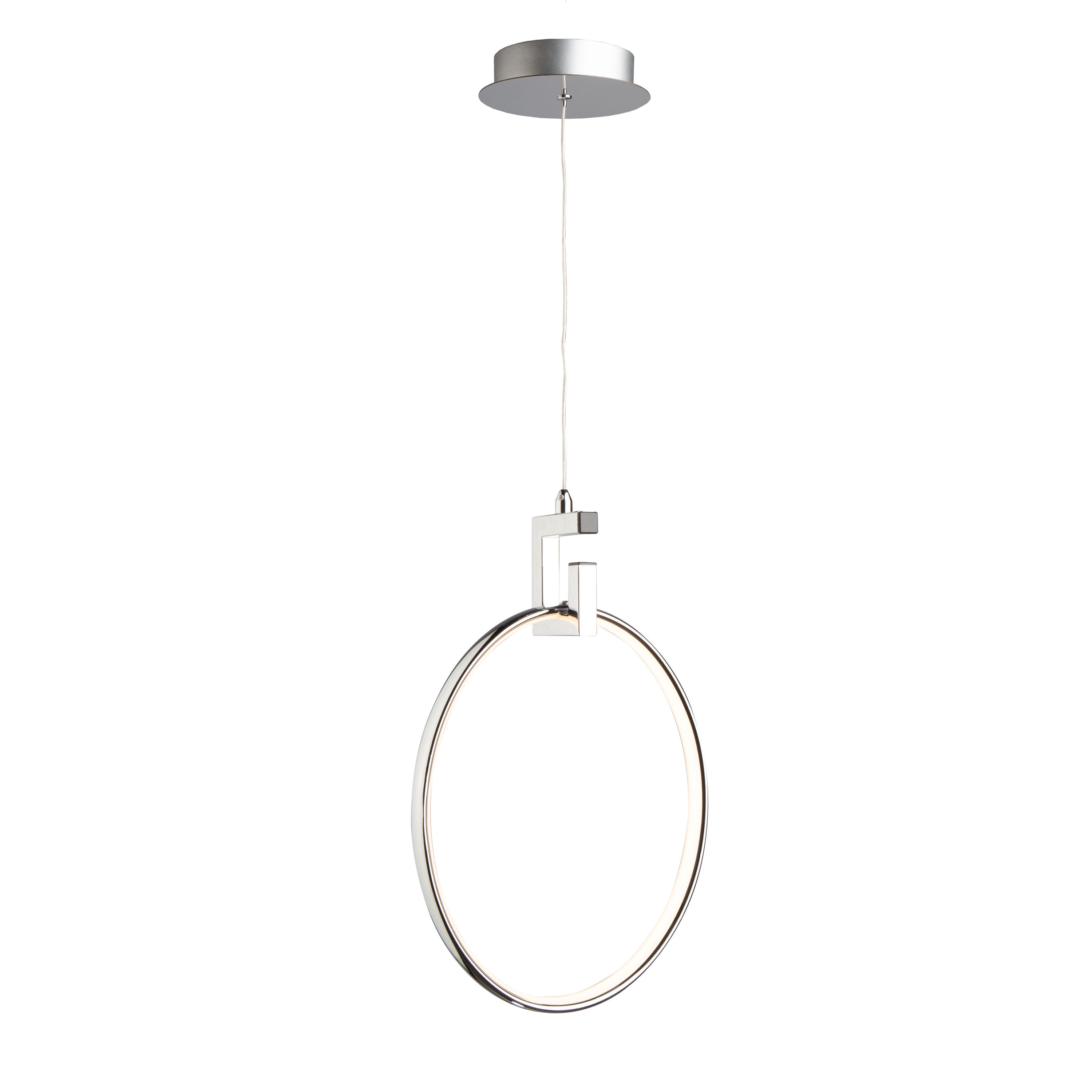 ARTCRAFT SC13263CH Trapeze Chrome Transitional Cone LED Hanging Kitchen Island Light