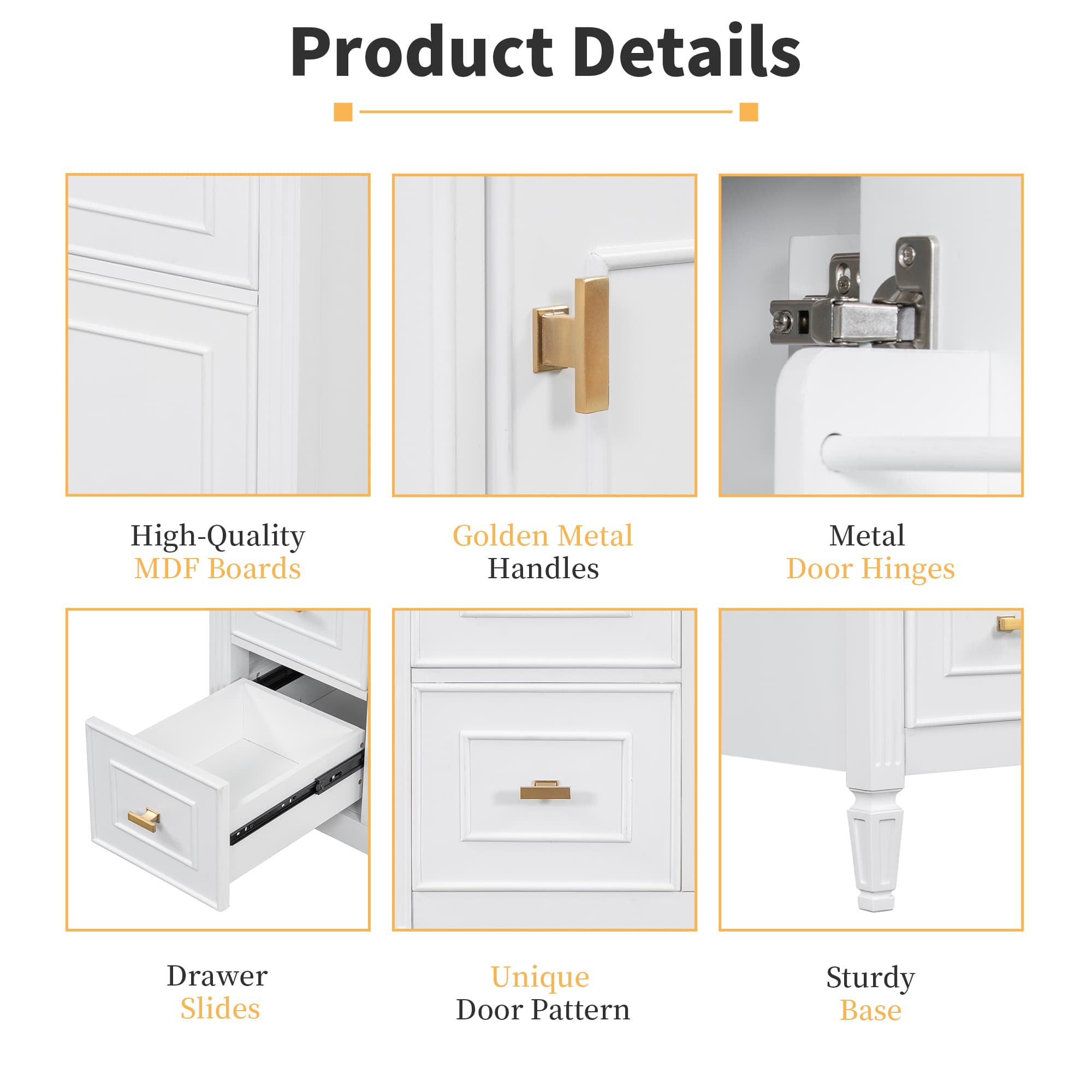 Vynxaria LEXY1225-DJYS-SZT040 Bath-Vanity-Combo - View #11