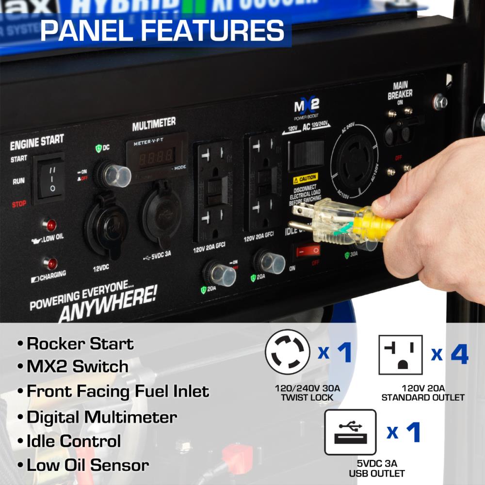 DuroMax XP8500EH Portable-Generators - View #5