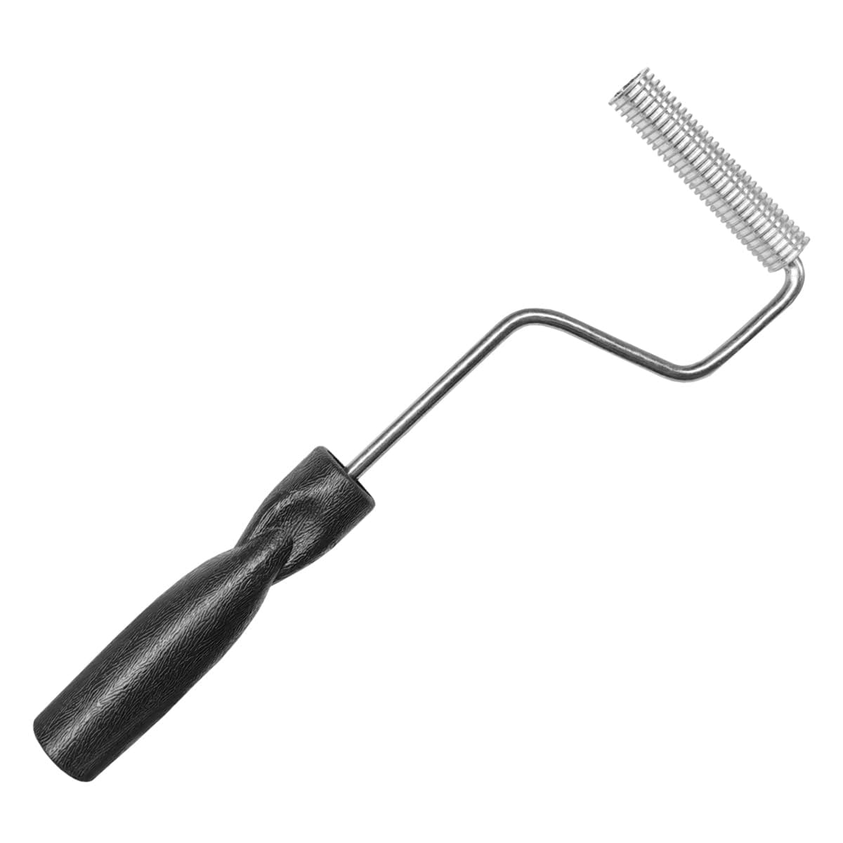 Afoxsos  Fiberglass Roller Bubble Paddle Tool 3IN Universal Aluminum Head Laminating Roller Ergonomic Handle for Mold Resin Composite Removes