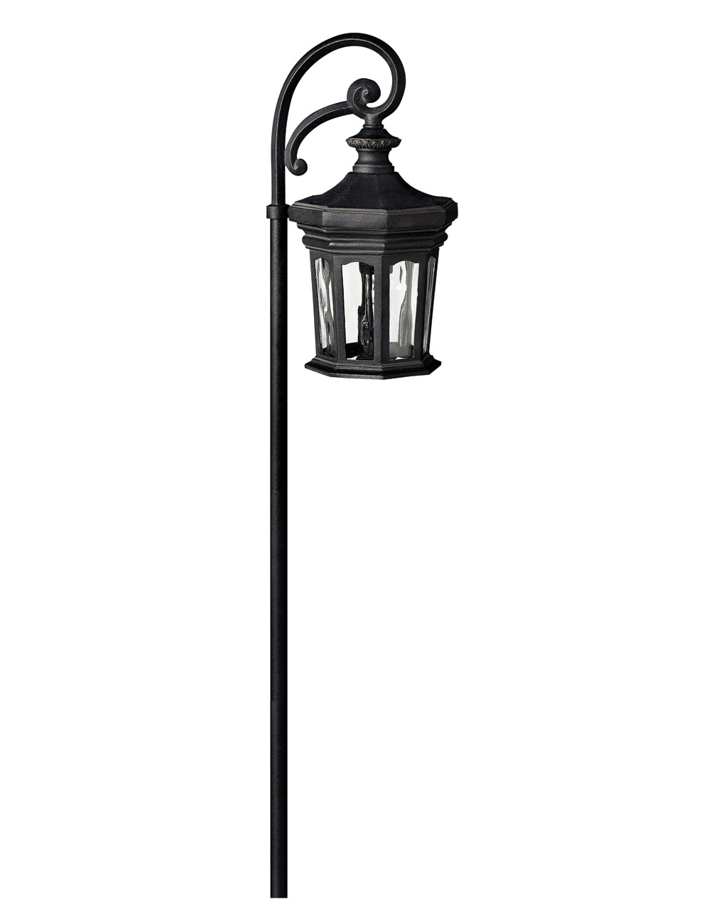 Hinkley 1513MB-LL Raley 150 -Lumens 1.5 -Watt Museum Black Low voltage Hardwired LED Outdoor Path Light ( 2700-K )