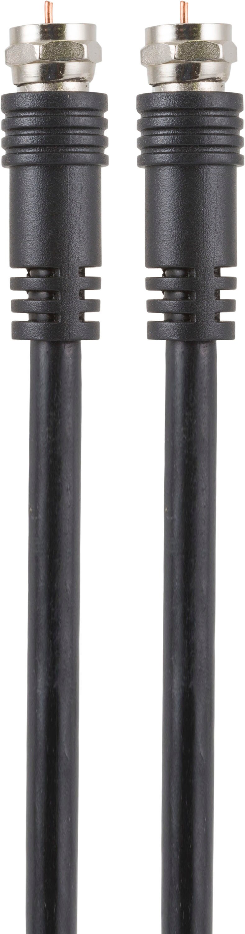 Commercial Electric 15 ft. RG-6 Coaxial Cable - Black Y278901