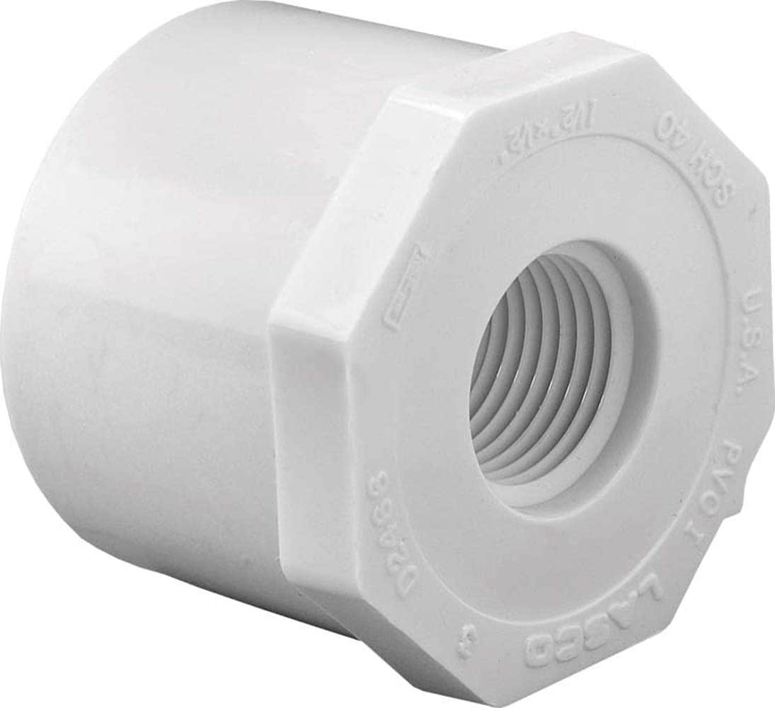LASCO 438247RMC 2-in x 1/2-in Schedule 40 PVC Reducing Bushing