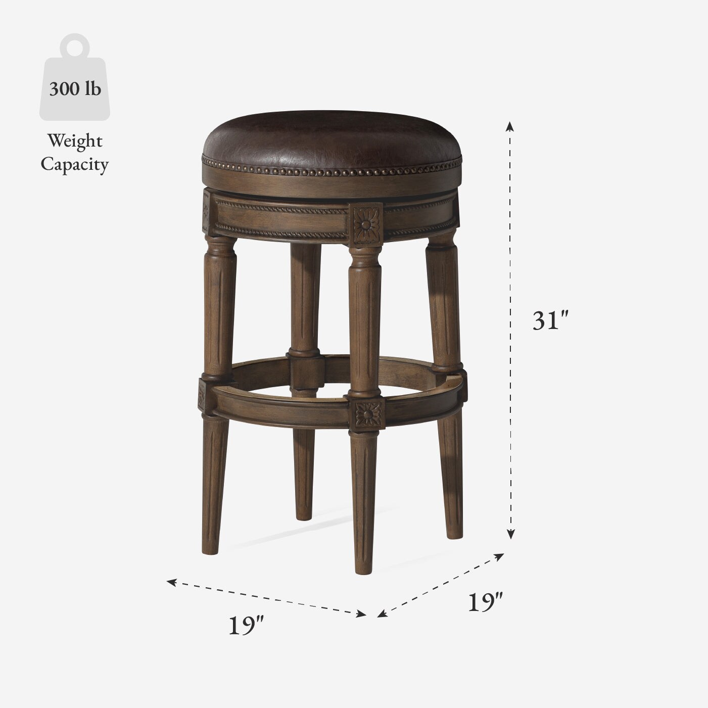 Maven Lane ML107197-PBS-WG stools - View #5