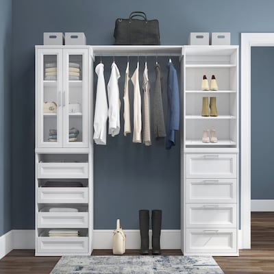 Style Selections White Wood Closet Kits at Lowes.com