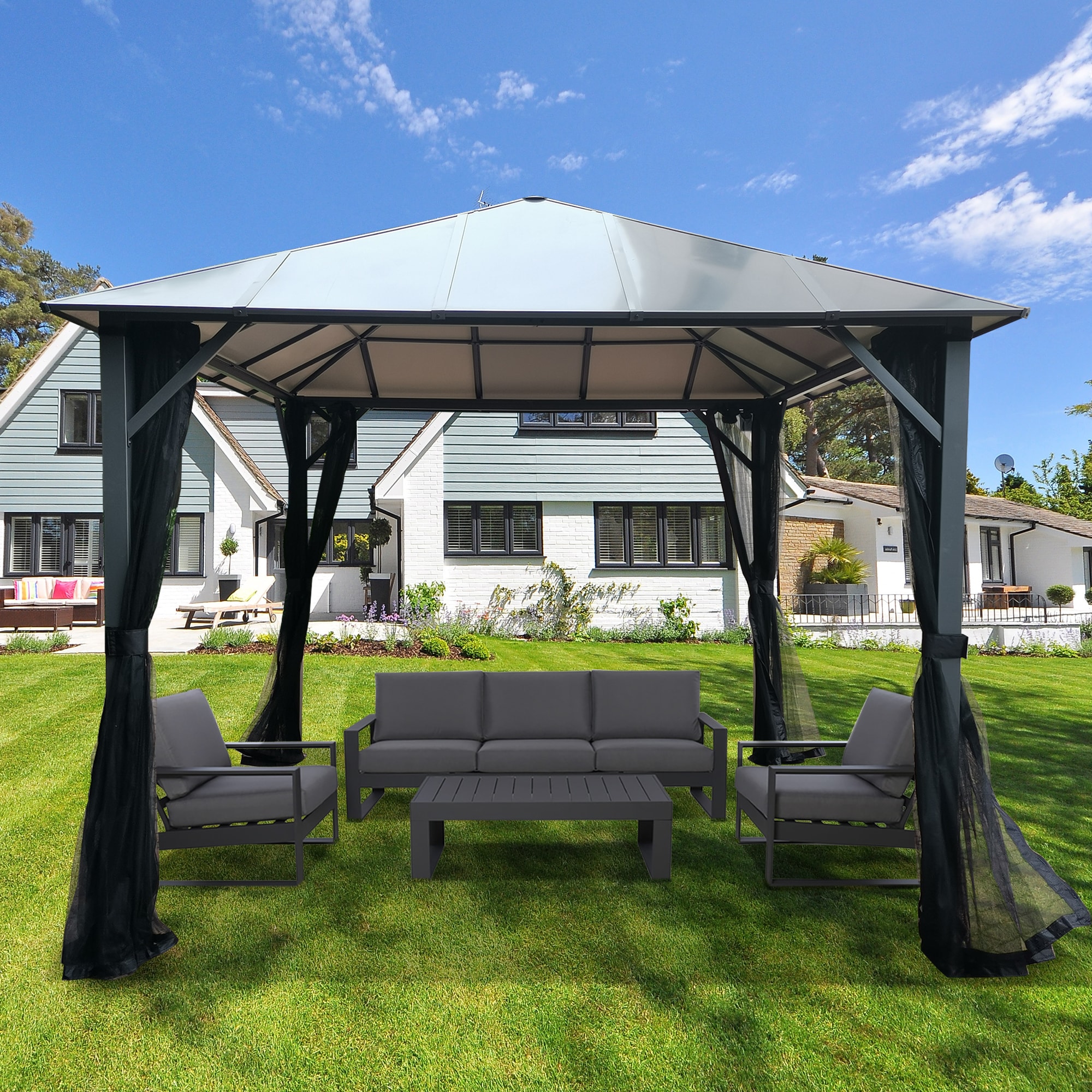 GZMR GZ-731MXA-AOR Wood-Resin-Gazebos - View #5