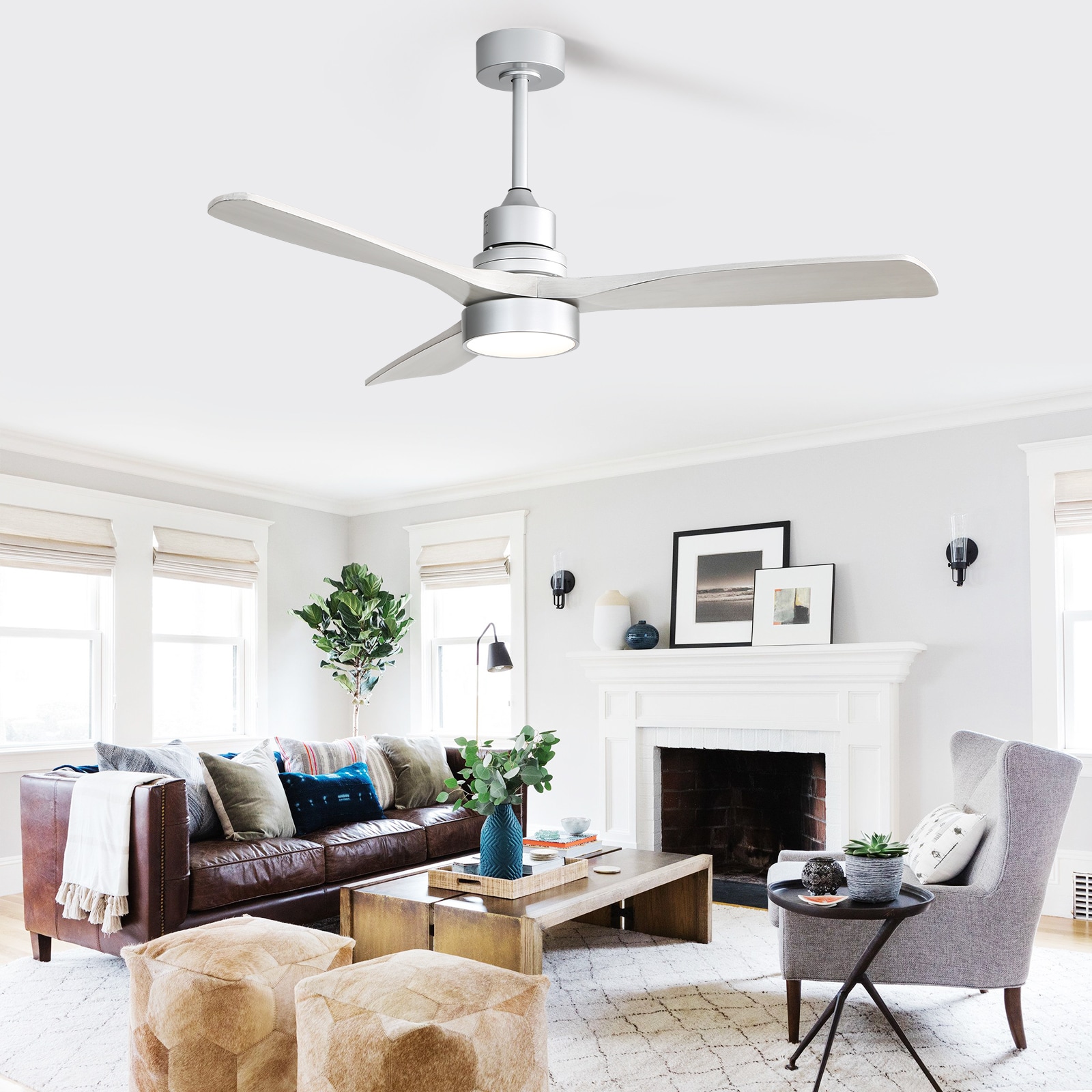 Sofucor LS-5247-SL-SX-60-W Ceiling-Fans - View #7