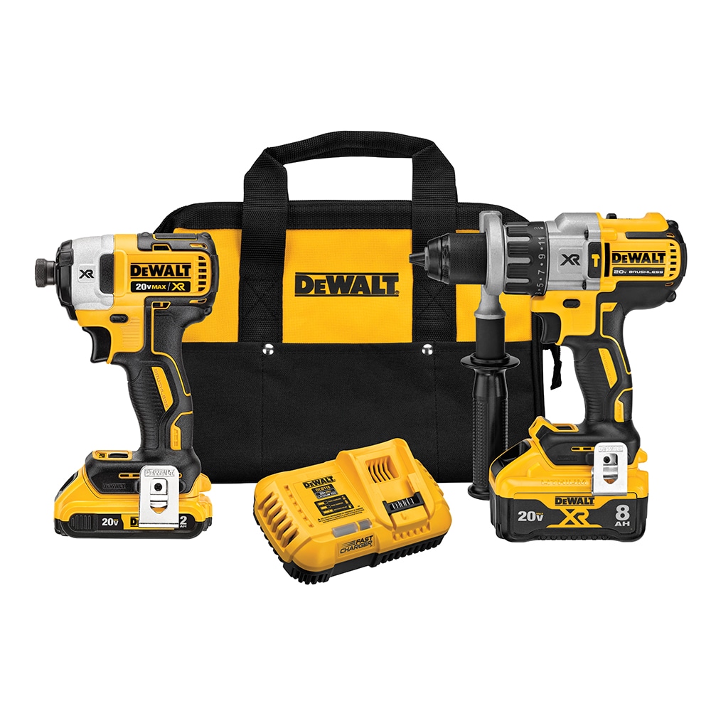 Bevægelse Blænding Dokument DEWALT Power Detect XR POWER DETECT 2-Tool 20-Volt Max Brushless Power Tool  Combo Kit with Soft Case (2-Batteries and charger Included) in the Power  Tool Combo Kits department at Lowes.com