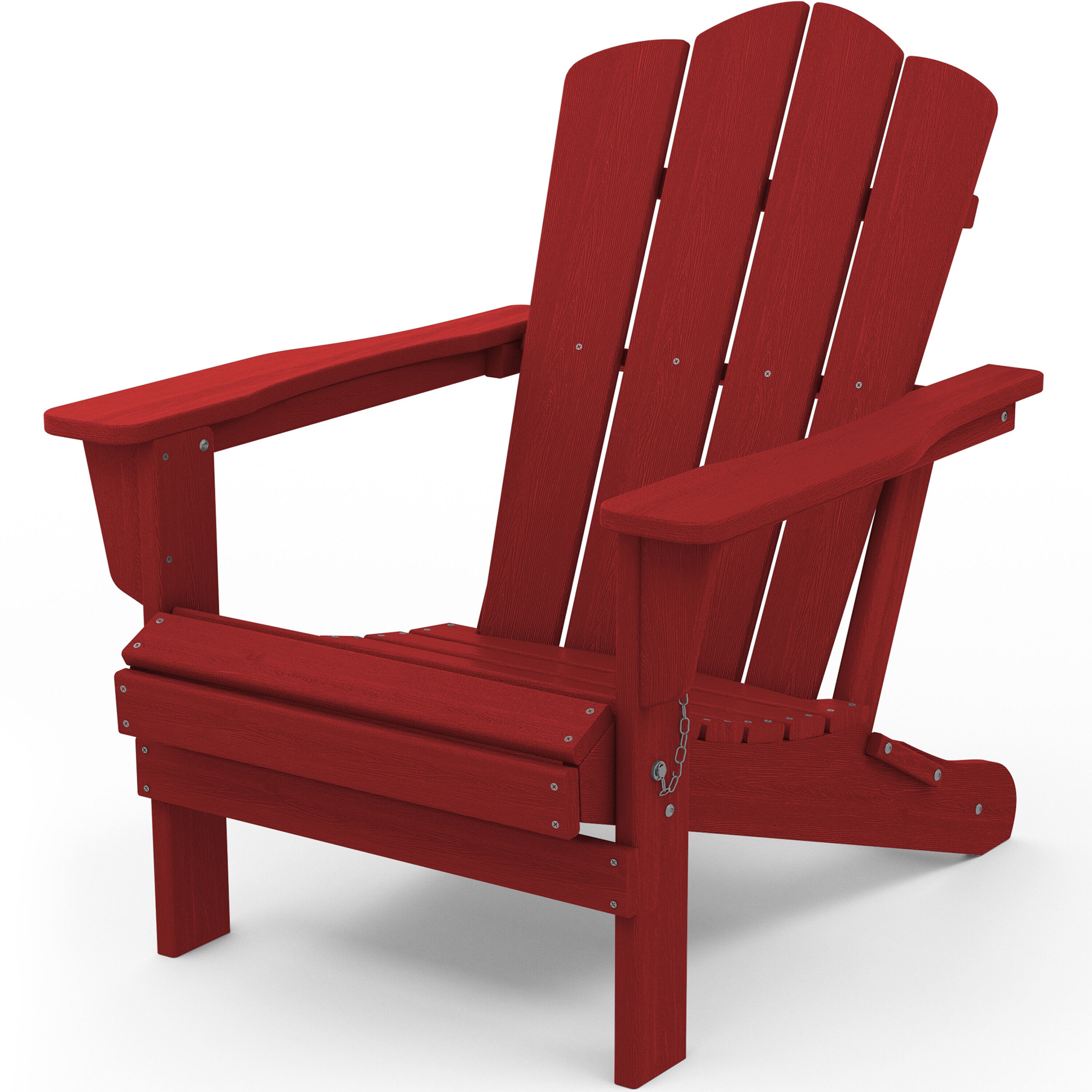 Dark red adirondack discount chair