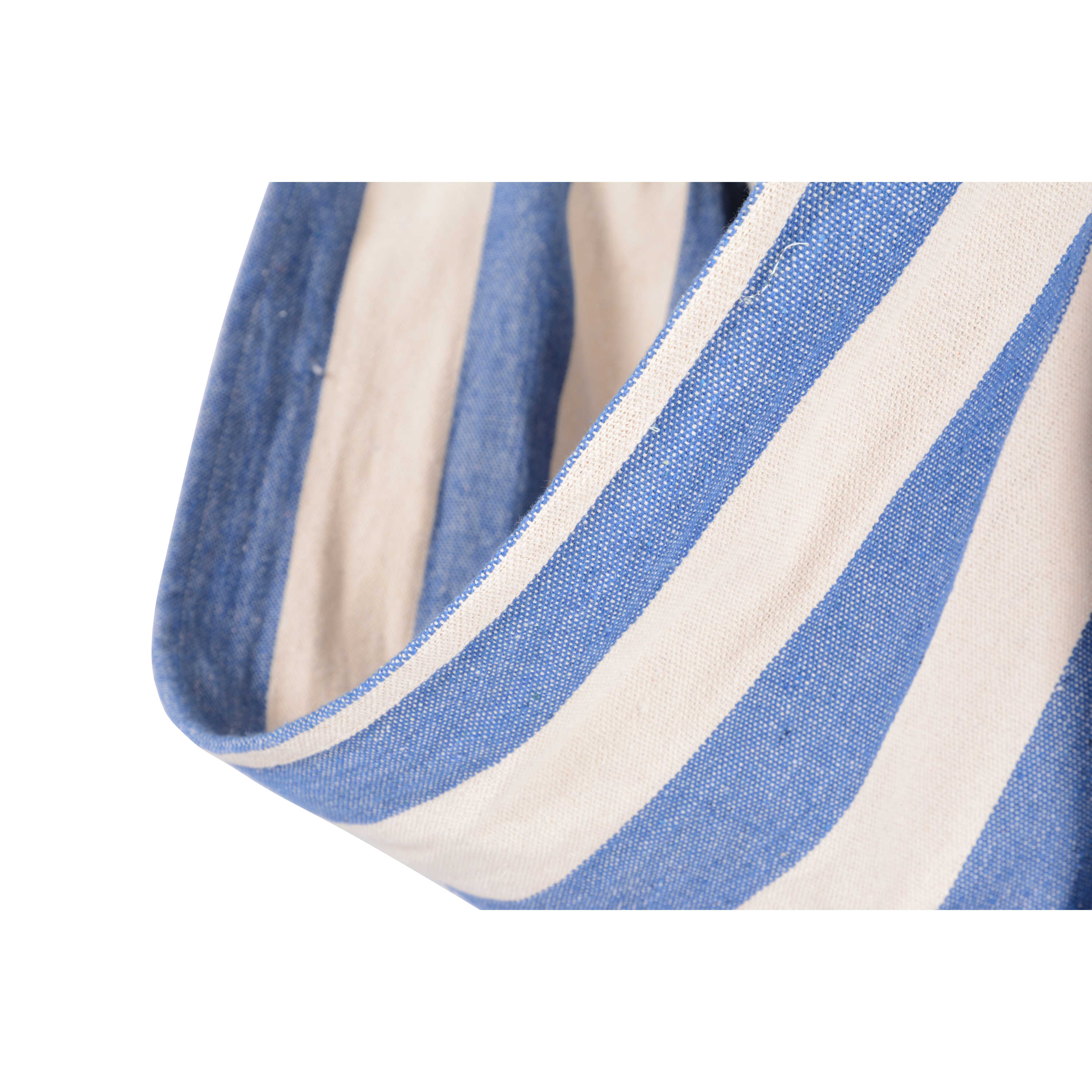 Hampton Blue and White Striped Hanging Hammock Chair