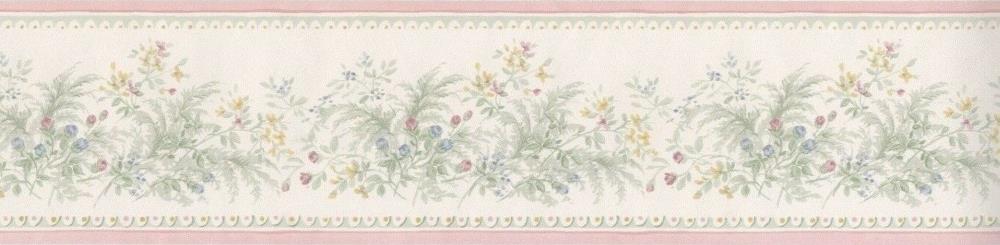Dundee Deco 3.5-in Floral Pink, Green, Yellow, Blue Blooming Flowers ...