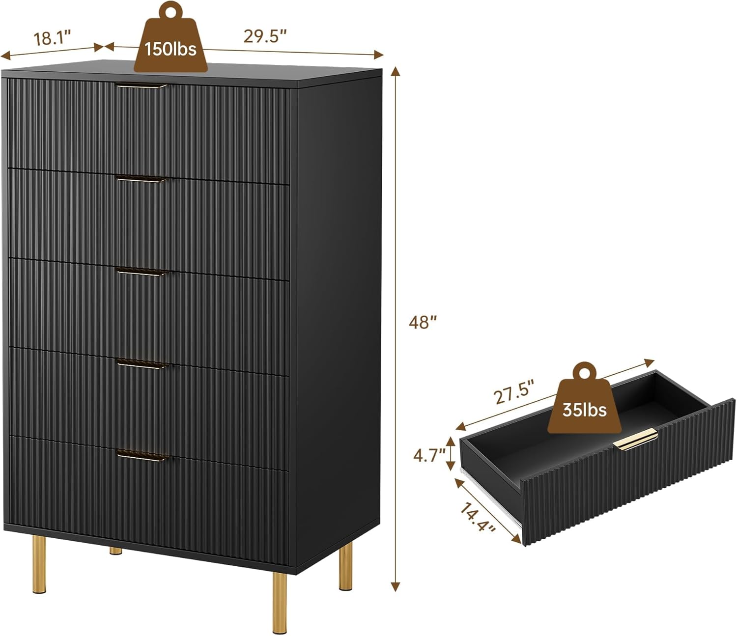 Qeetex DHZ-PHO-16OYQUYE dressers - View #2