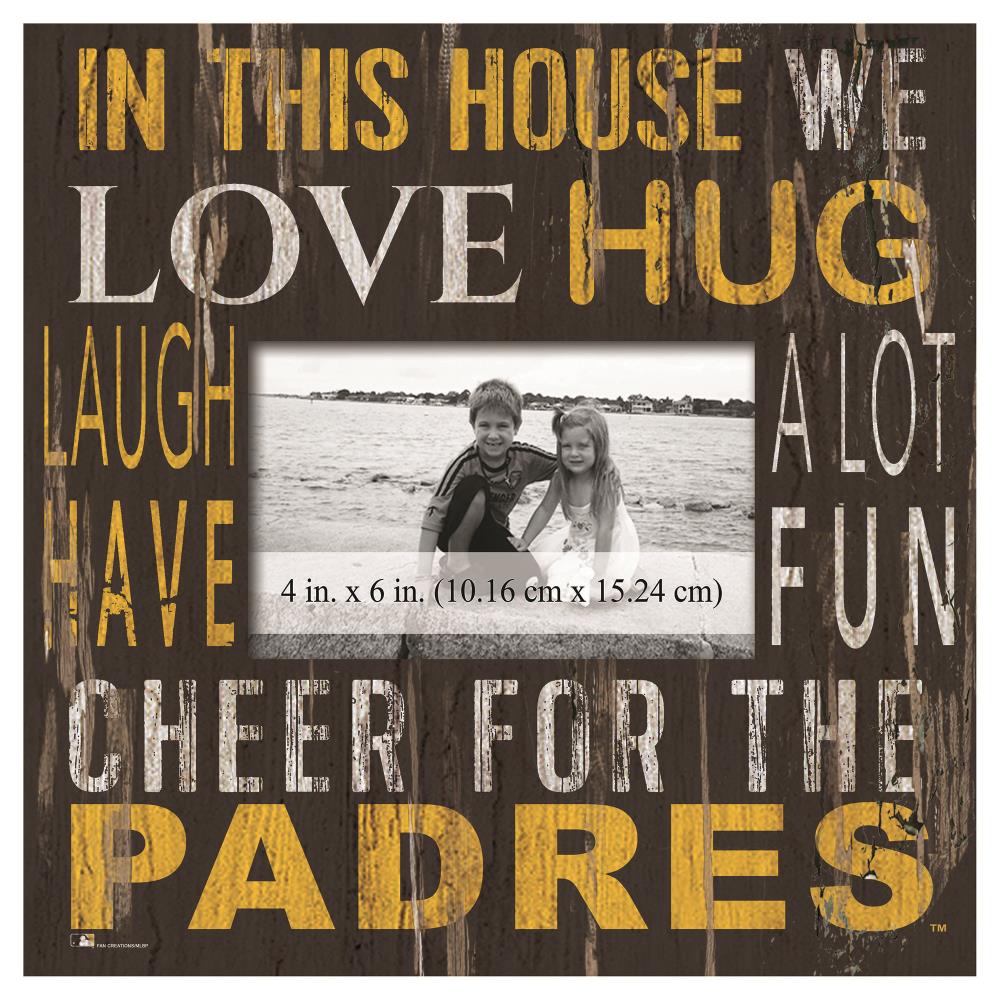 Fan Creations San Diego Padres In this House 10x10 Frame in the Wall