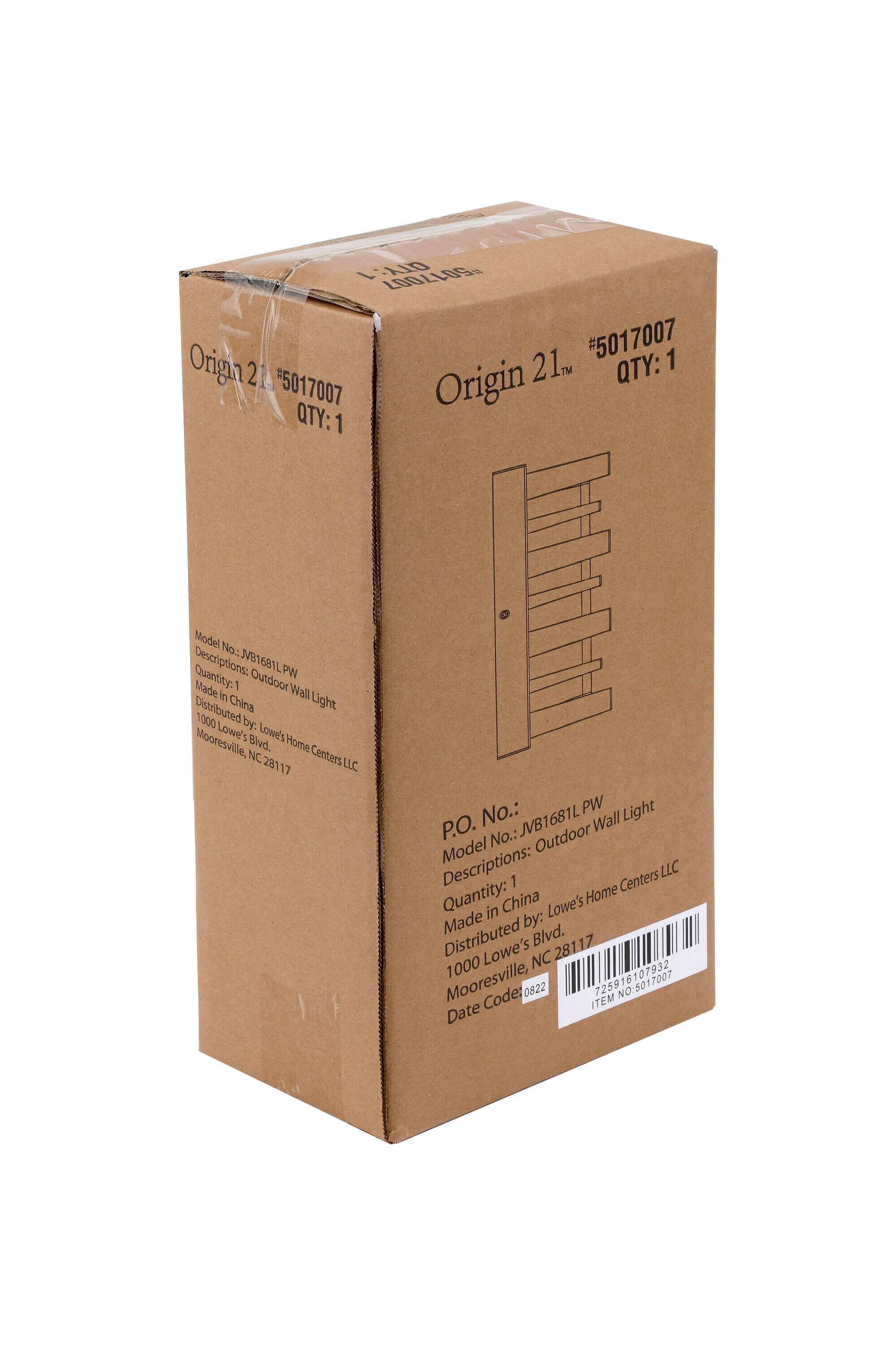 Origin 21 JVB1681L PW Outdoor-Wall-Lighting - View #8
