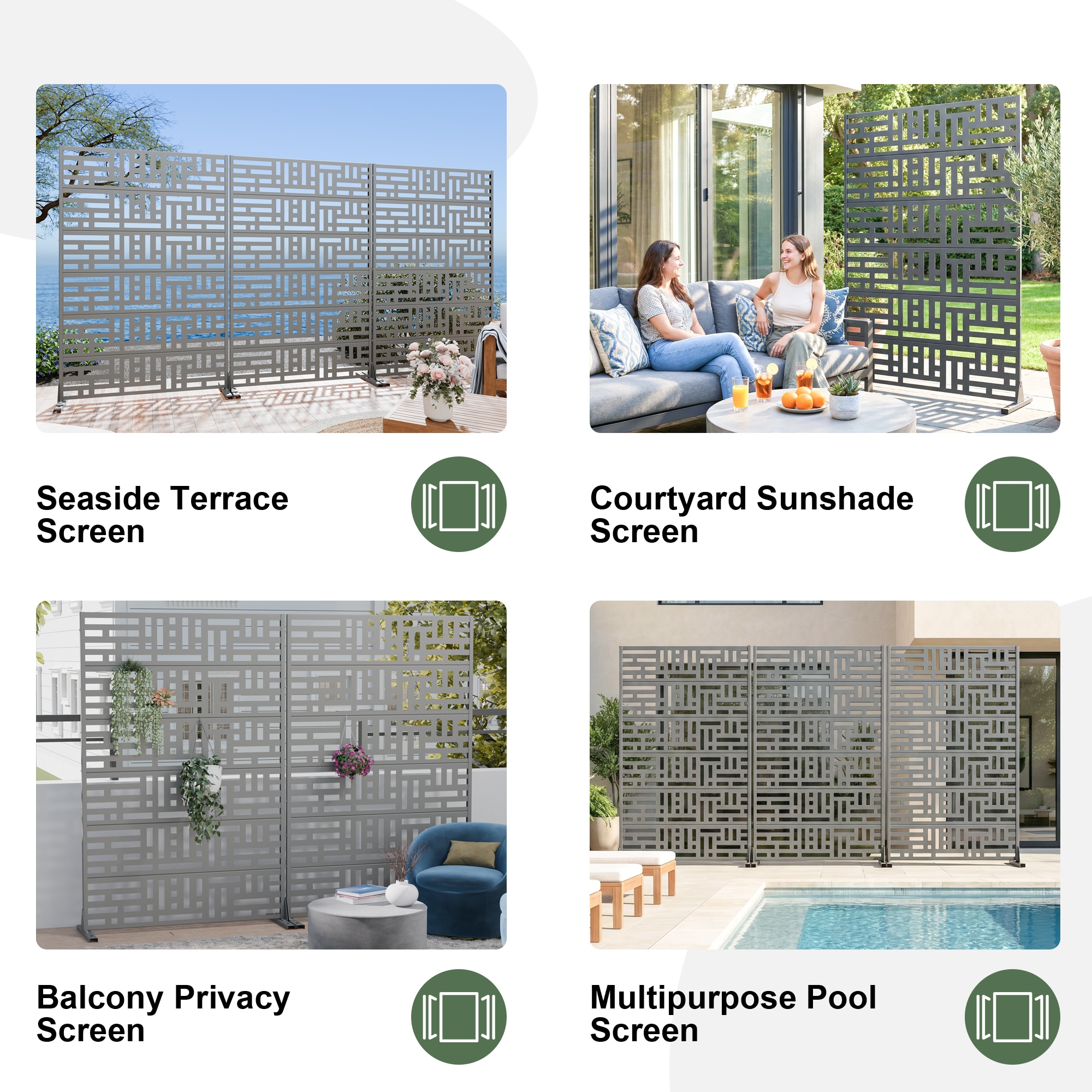 Misty Moon LW0409-OPS-PF294 Outdoor-Privacy-Screen - View #5