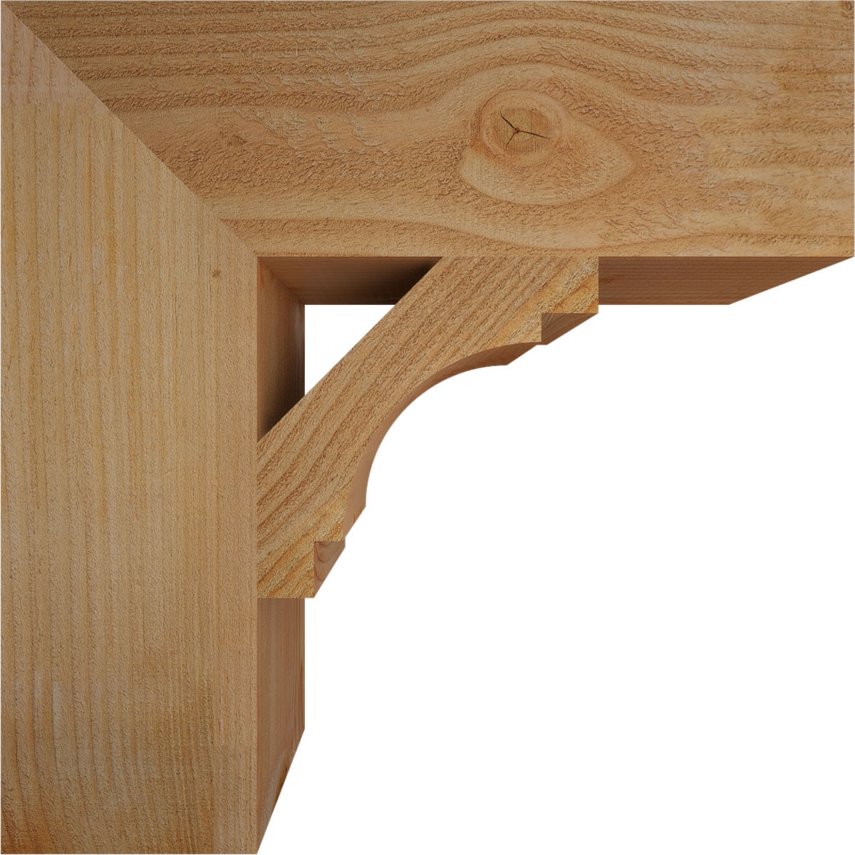 Ekena Millwork BKT06X20X20MRC05RDF Exterior-Brackets-Braces - View #3