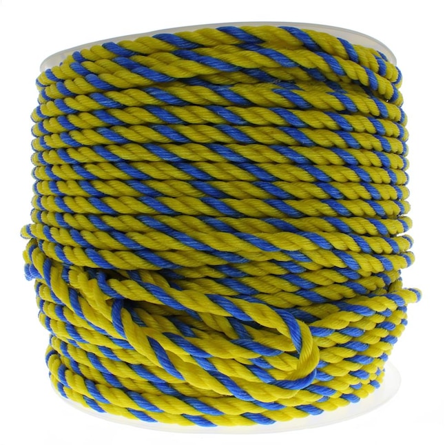 IDEAL 0.5-in x 600-ft Braided Polypropylene Rope (By-the-Roll) in