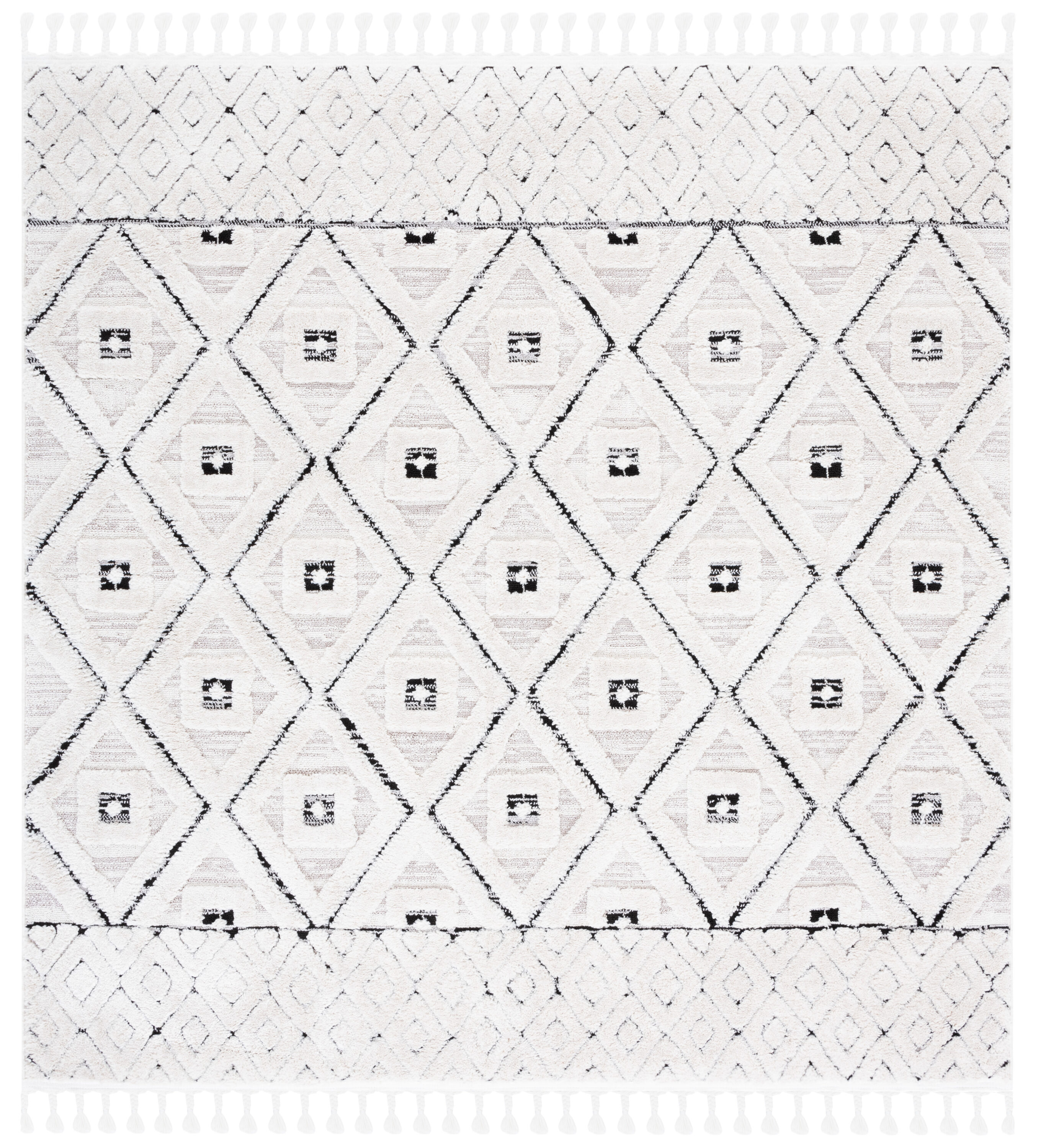 Marrakech 546A Ivory/Grey 7 X 7 Area Rug