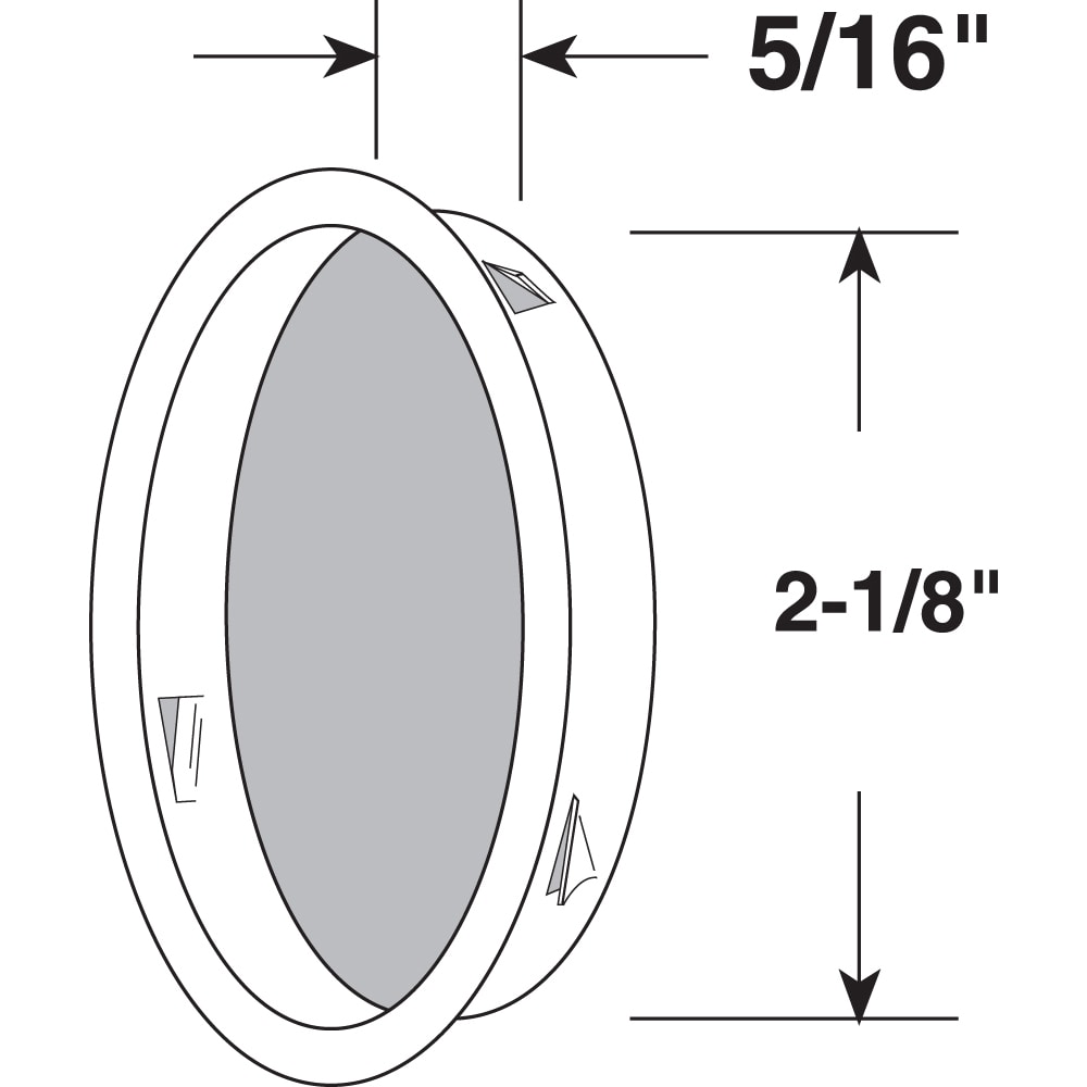 Prime-Line N 7137 Sliding-Closet-Door-Pulls - View #2