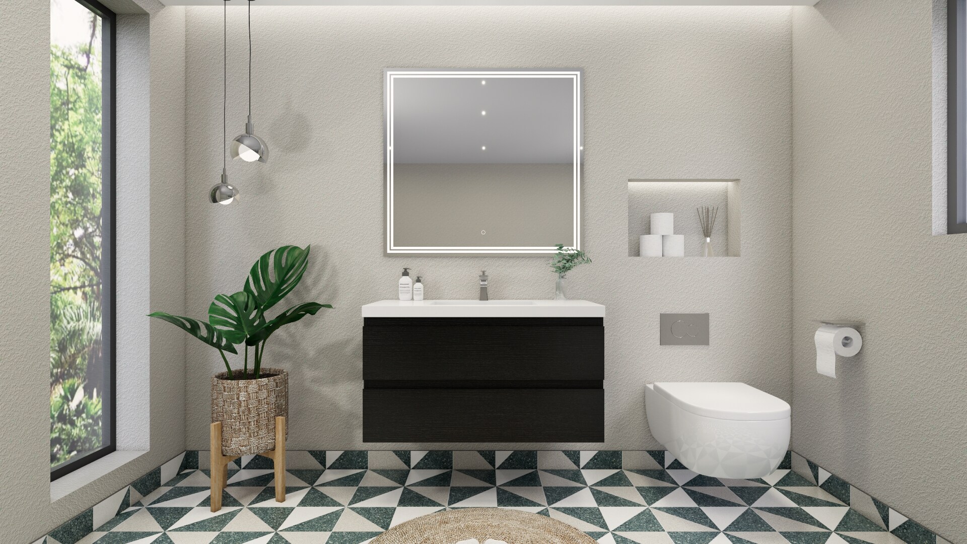 Moreno Bath MOB42-RB Bath-Vanity-Combo - View #6