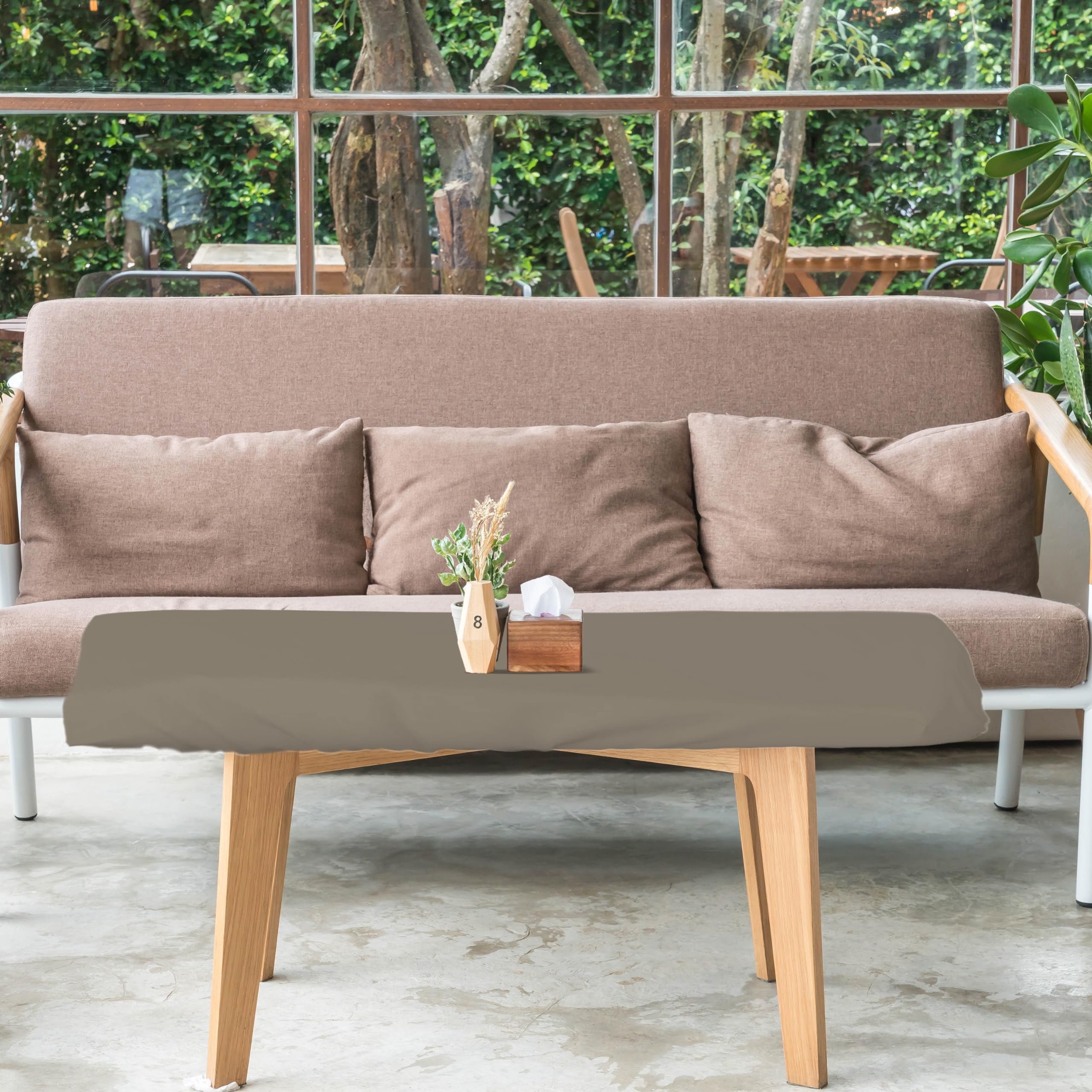 Covers & All RECTOP-MAX-BEIGE-01 Patio-Furniture-Covers - View #4