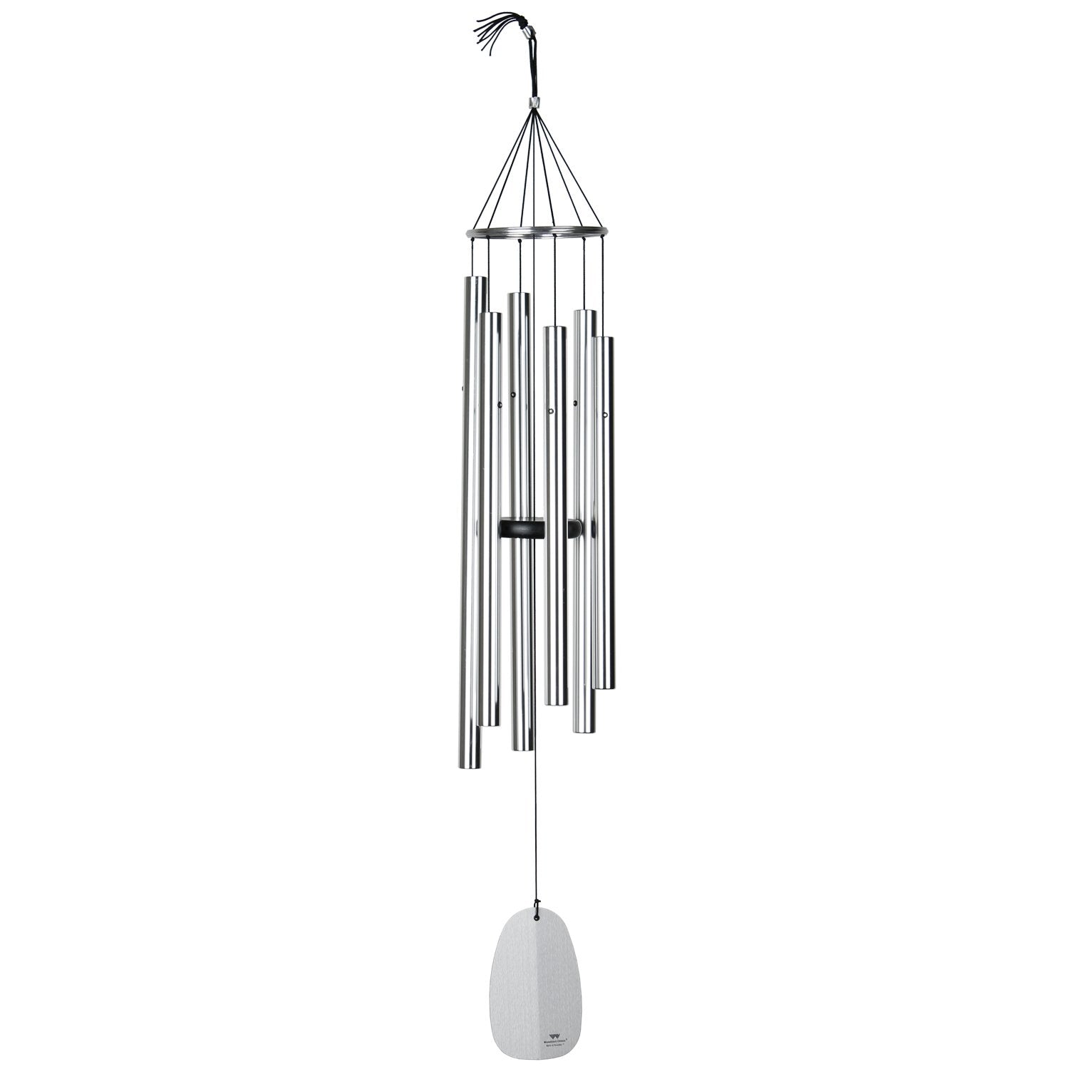 Woodstock Chimes BPLS 44-Inches Silver Metal Wind Chime