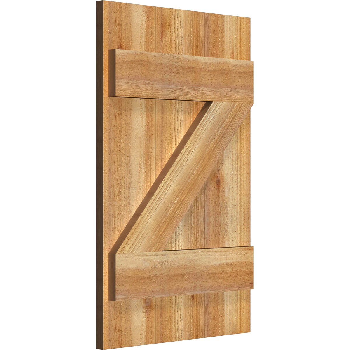 Ekena Millwork RBJ06Z16X025RWR Exterior-Shutters - View #2