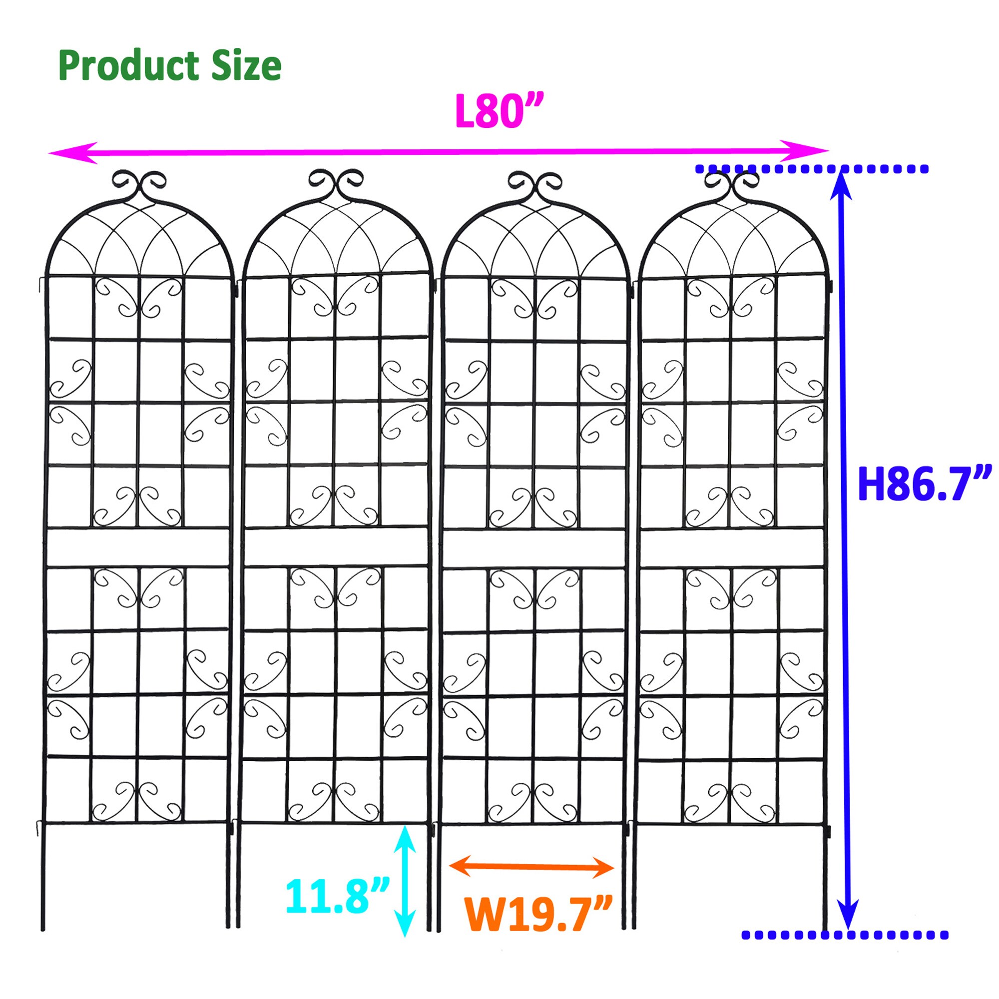 Gaierptone CRX5MJKENIO Garden-Trellis - View #8